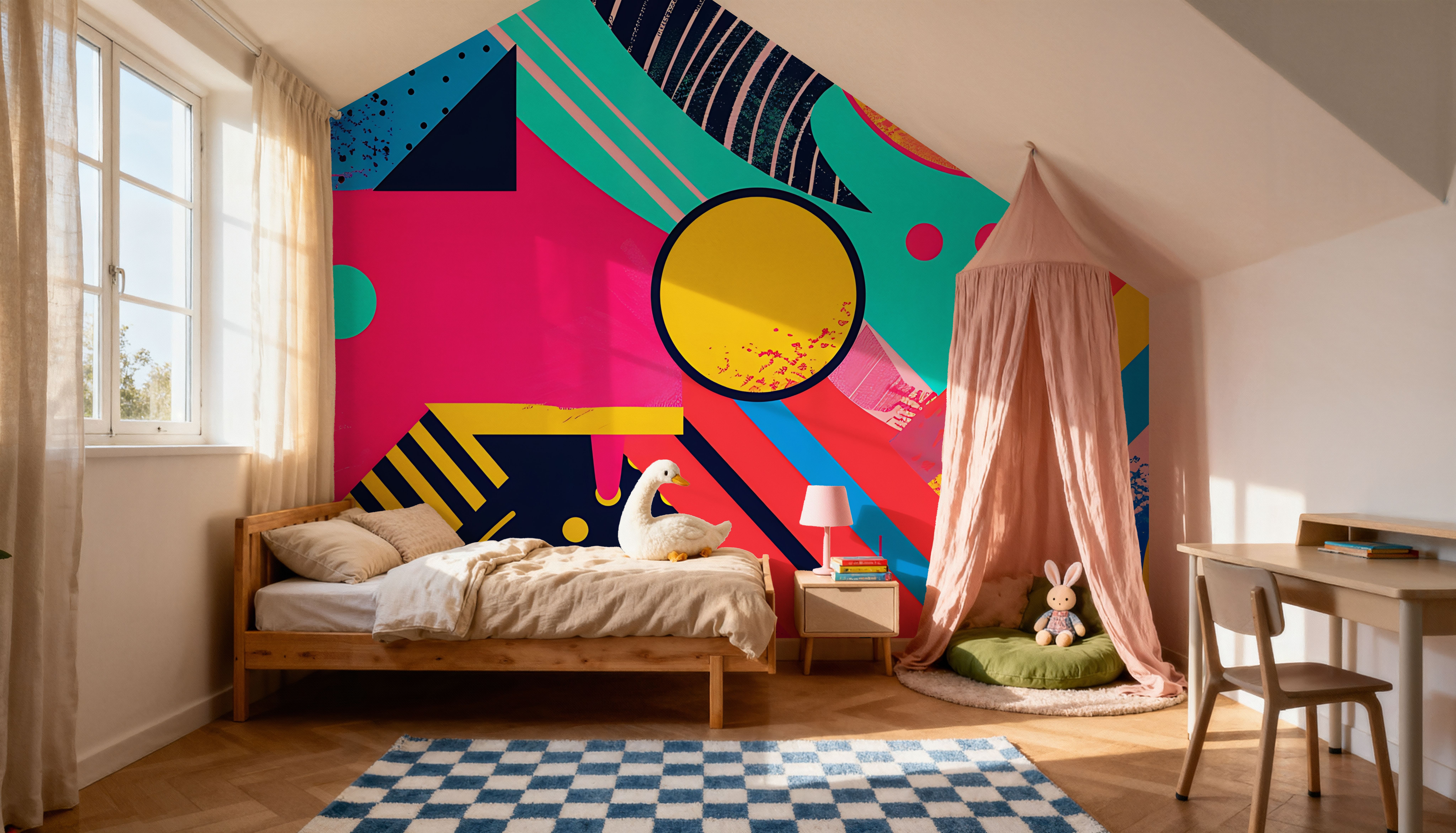 Eyes on the Ball, Behang