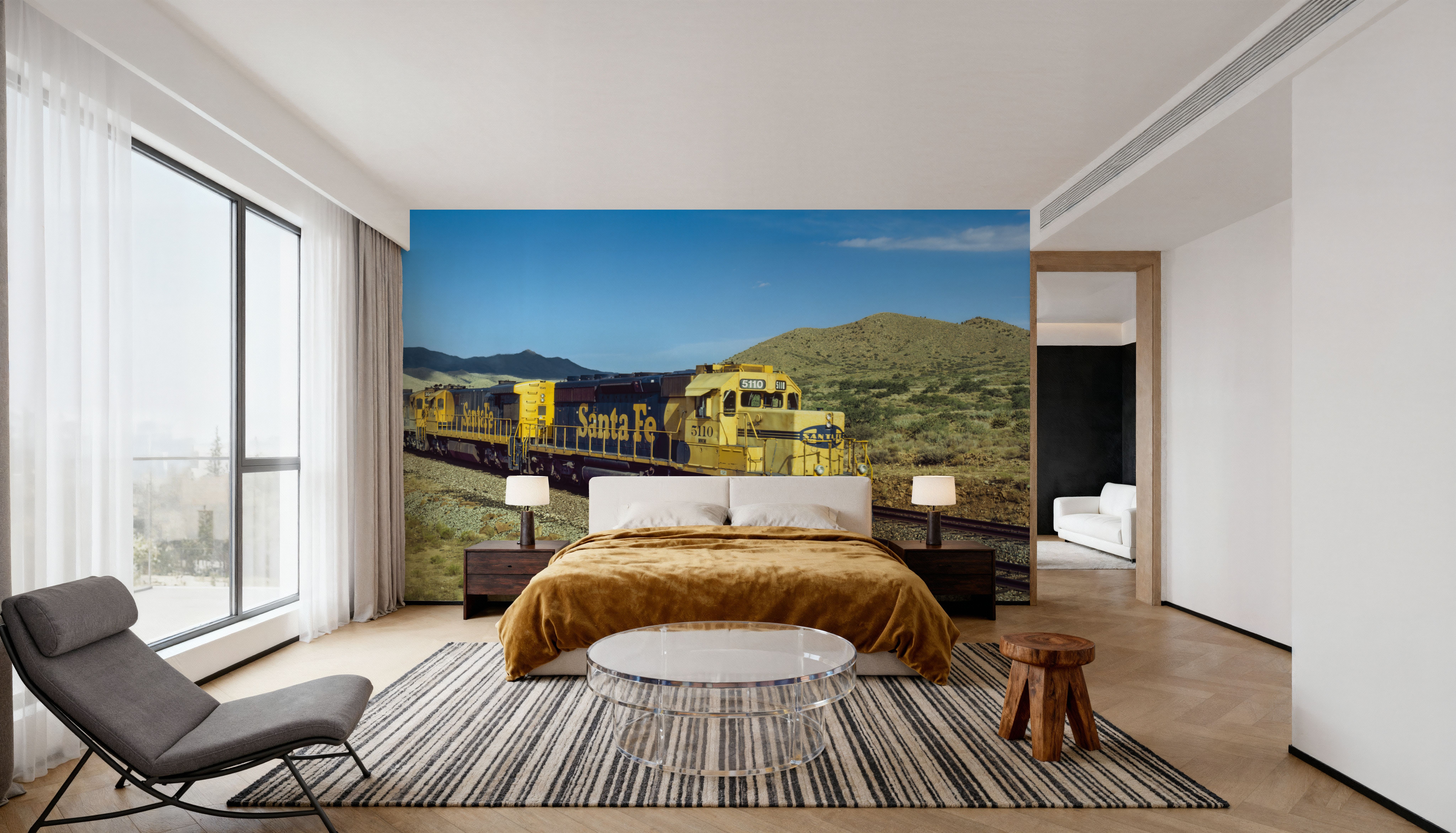 Santa Fe Journey, Wallpaper