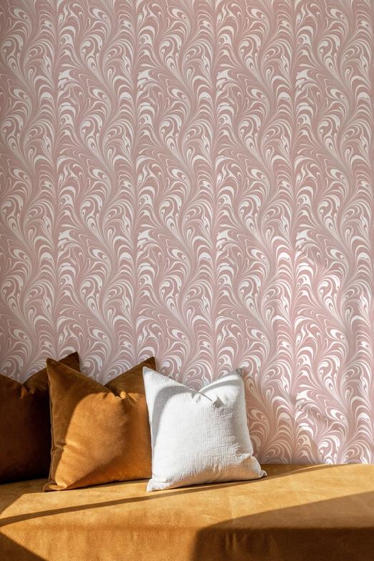 Marbelized Flow, Pink Tulip