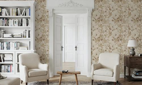 Peony Toile, Beige