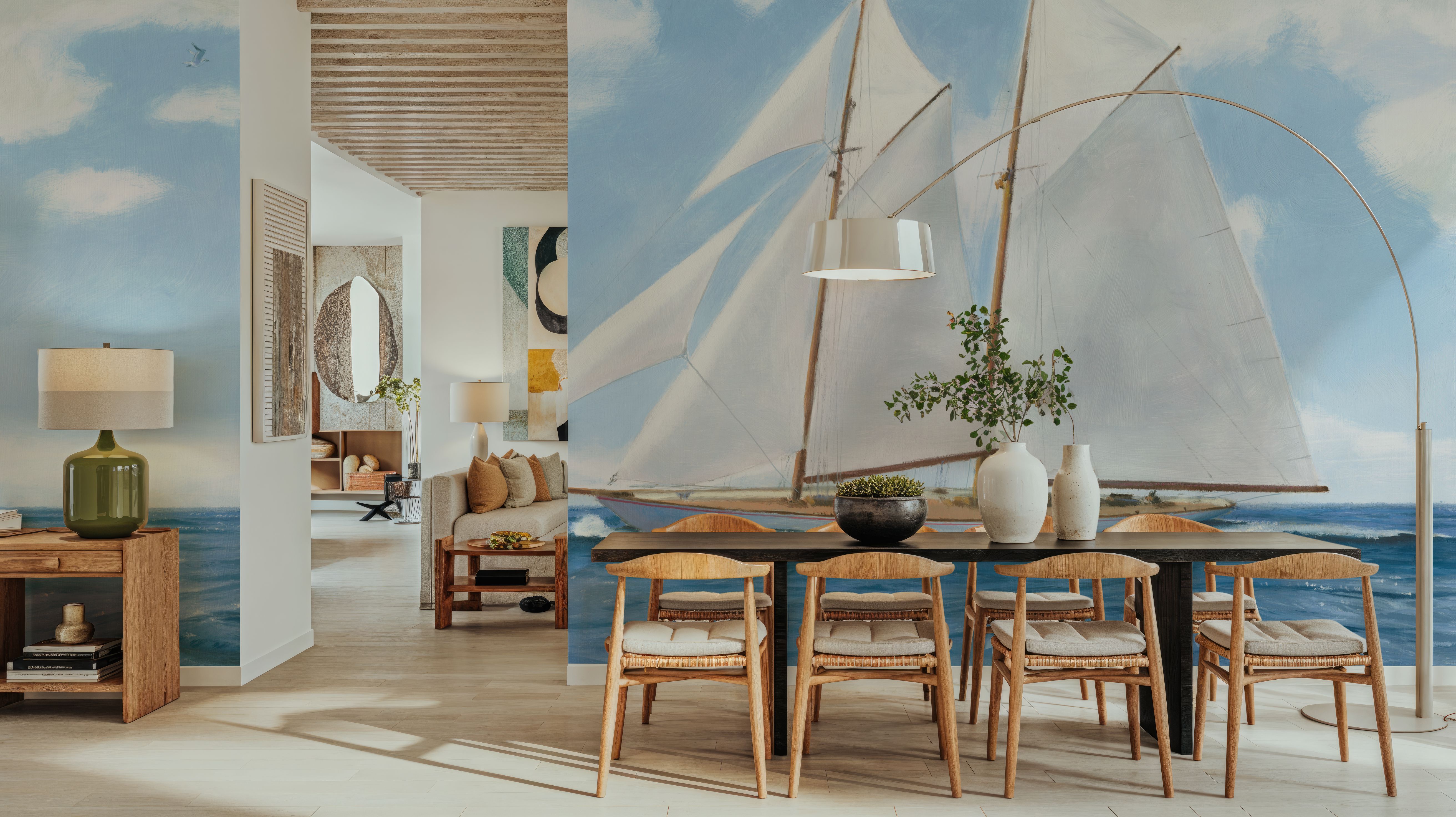 Ms Majestic, Papel pintado