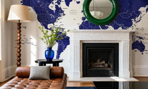 World Map - Nevin