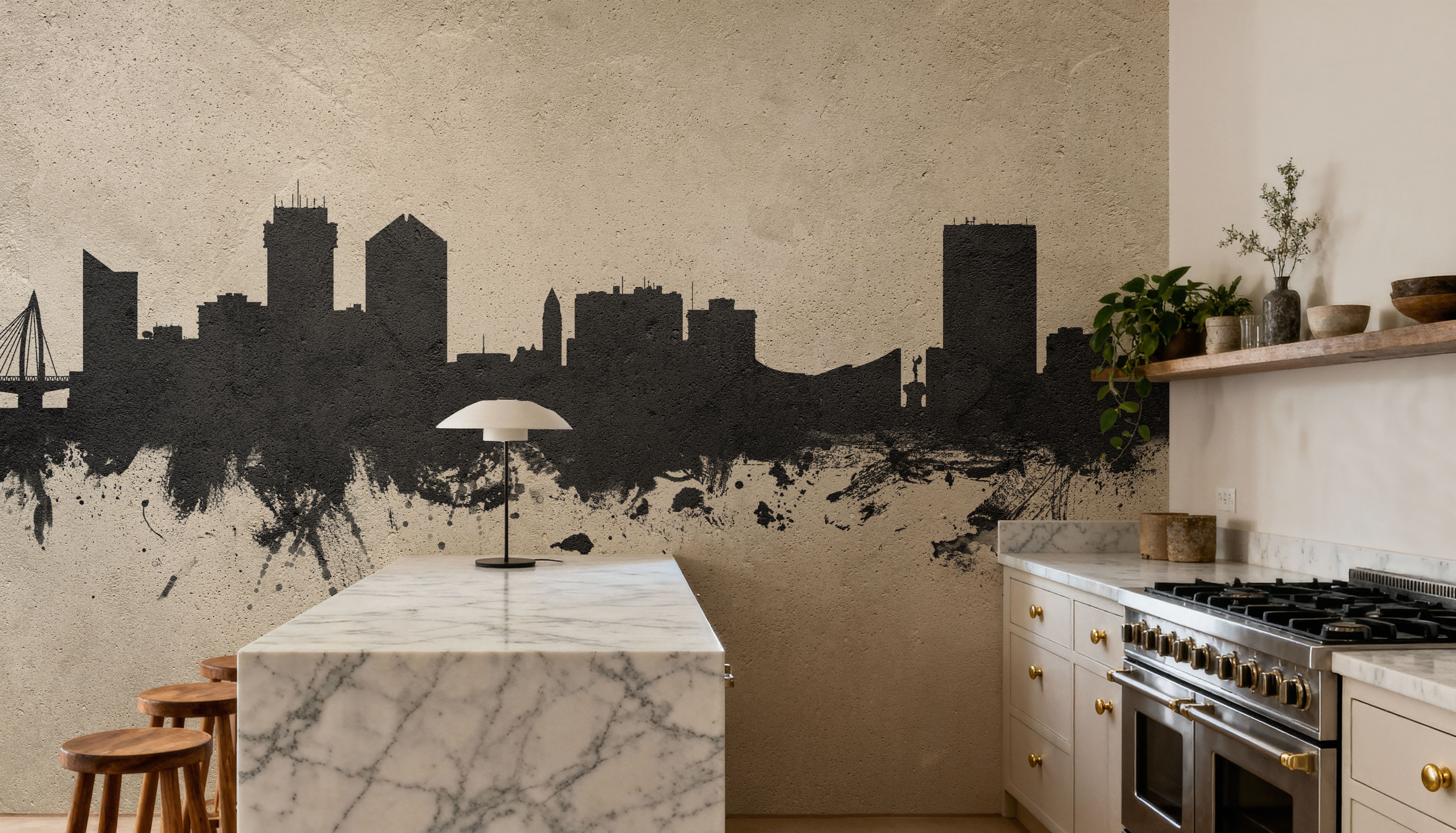 Wichita Kansas Skyline Concrete