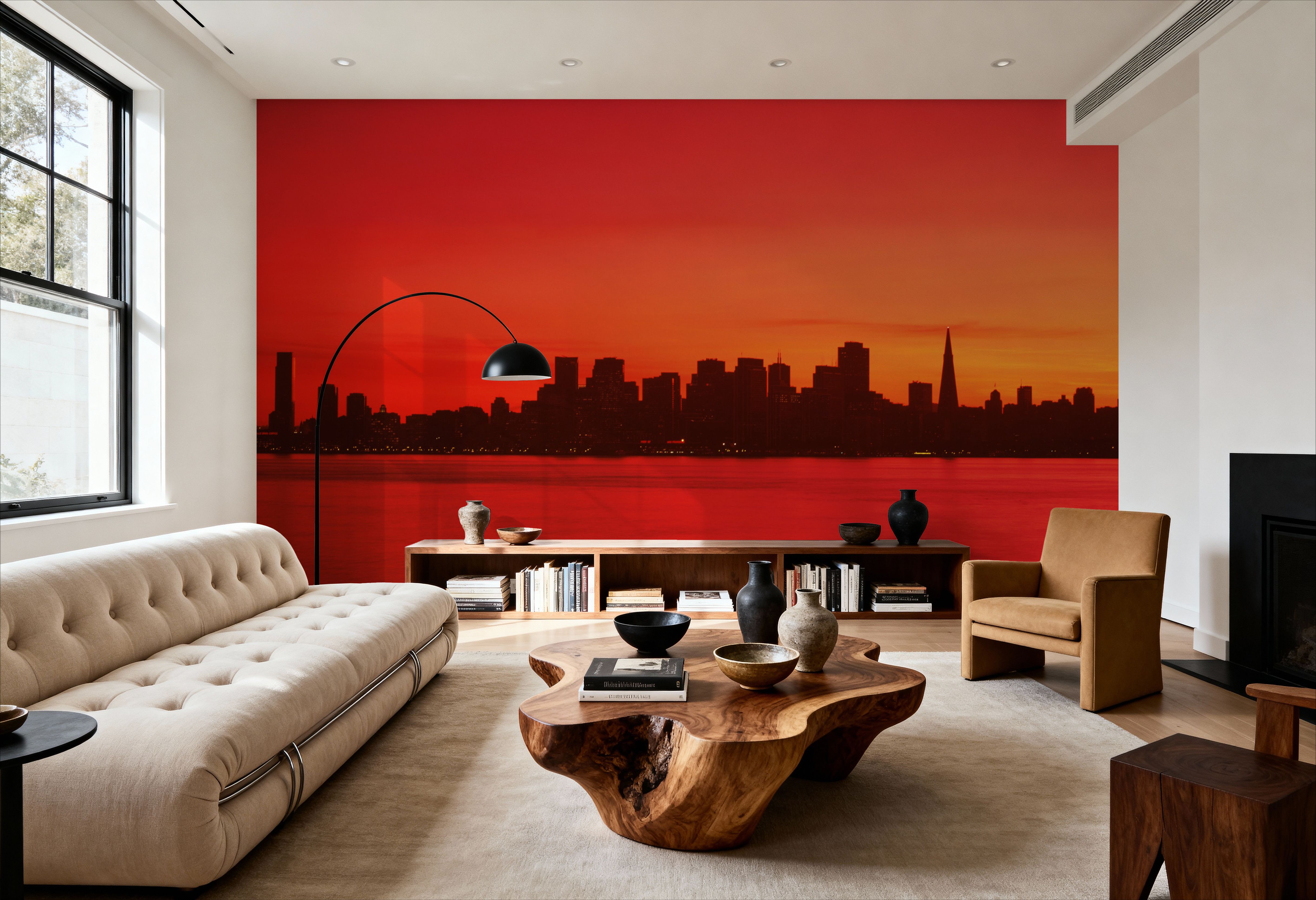 Crimson Bridge Horizon, Wallpaper