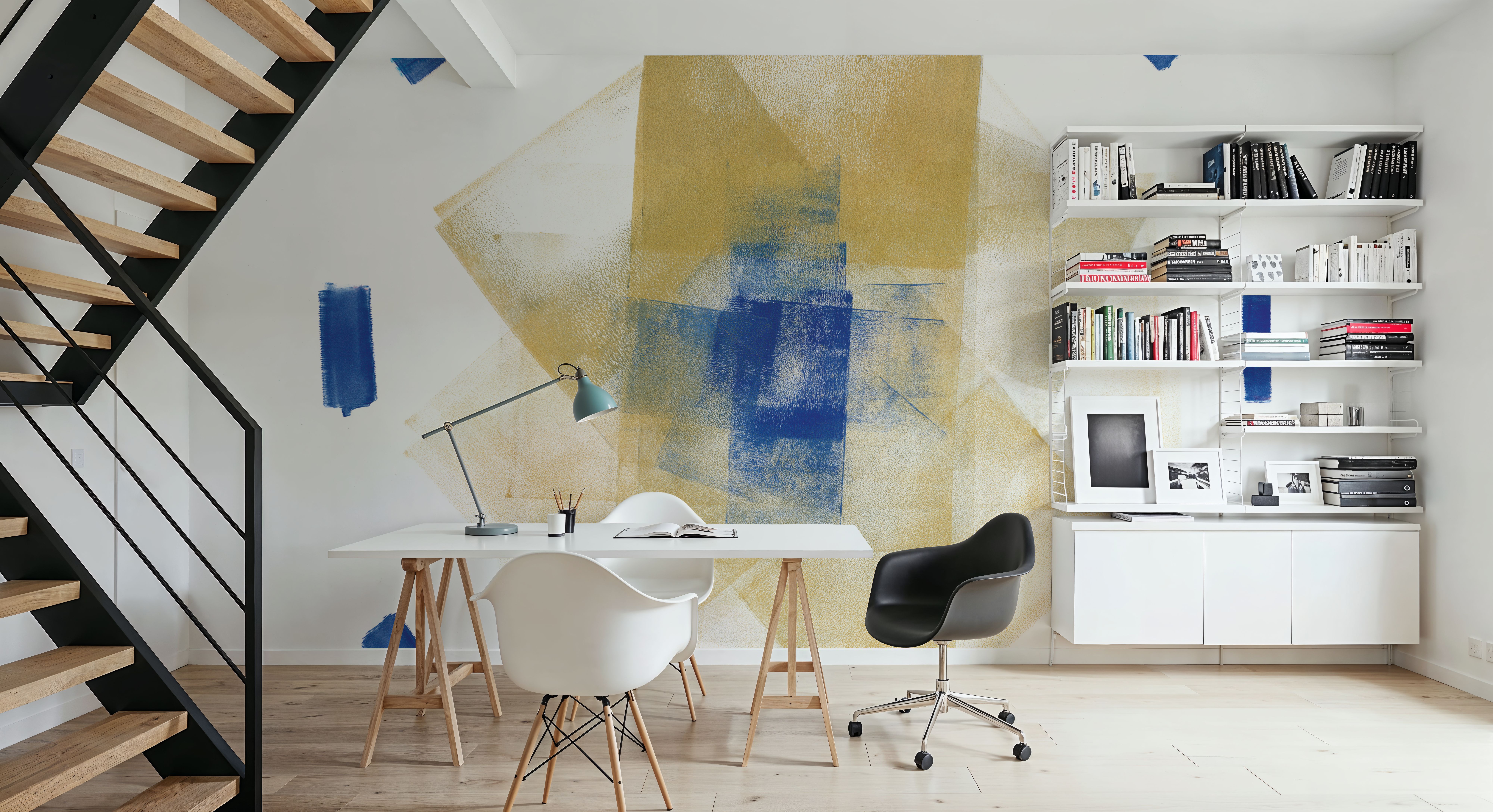 Blue and Bright Abstract