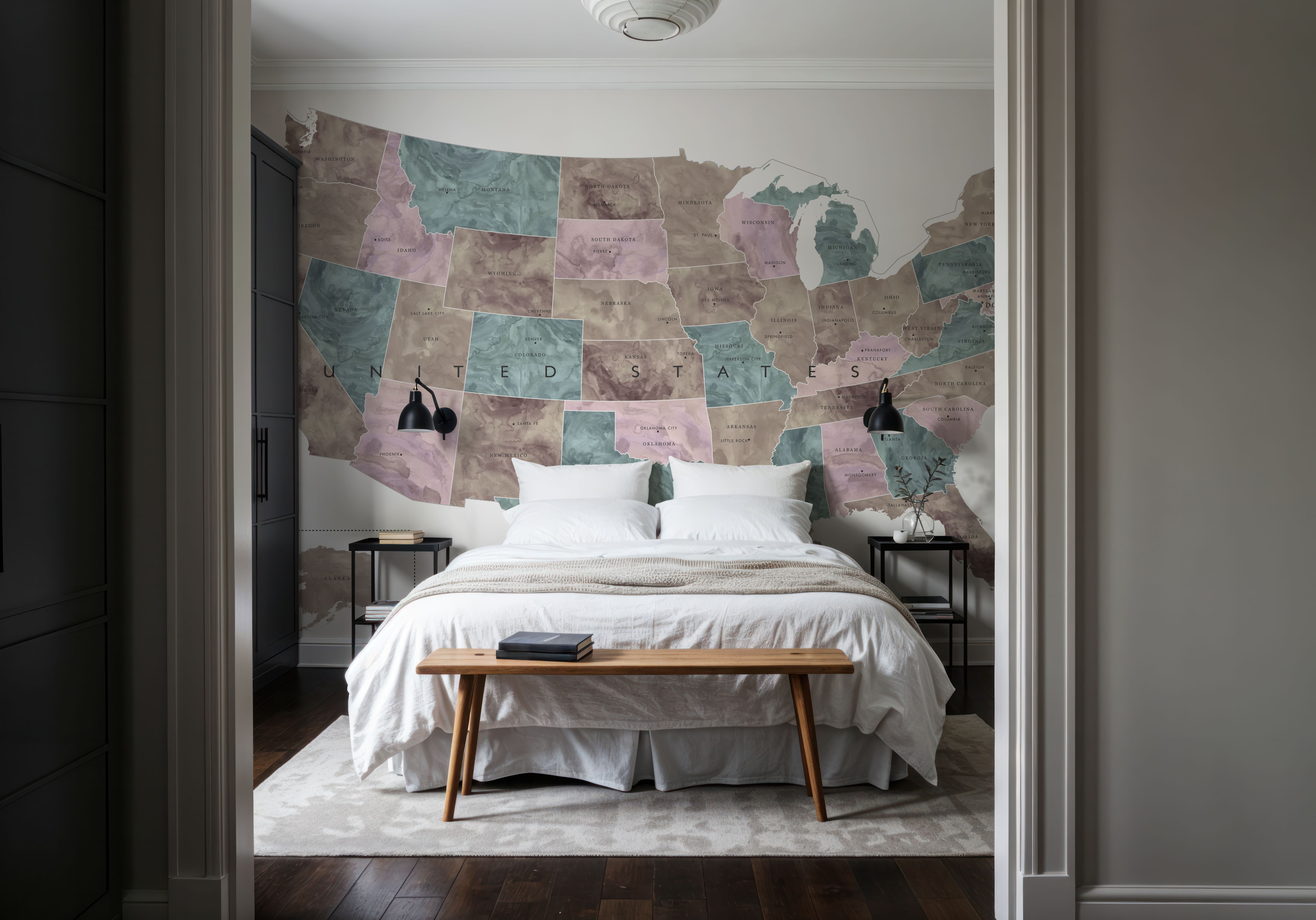 US State Map - Leire