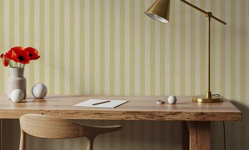 Ticking Awning Stripes, Butter
