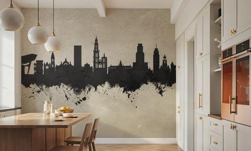 Antwerp Belgium Skyline Concrete