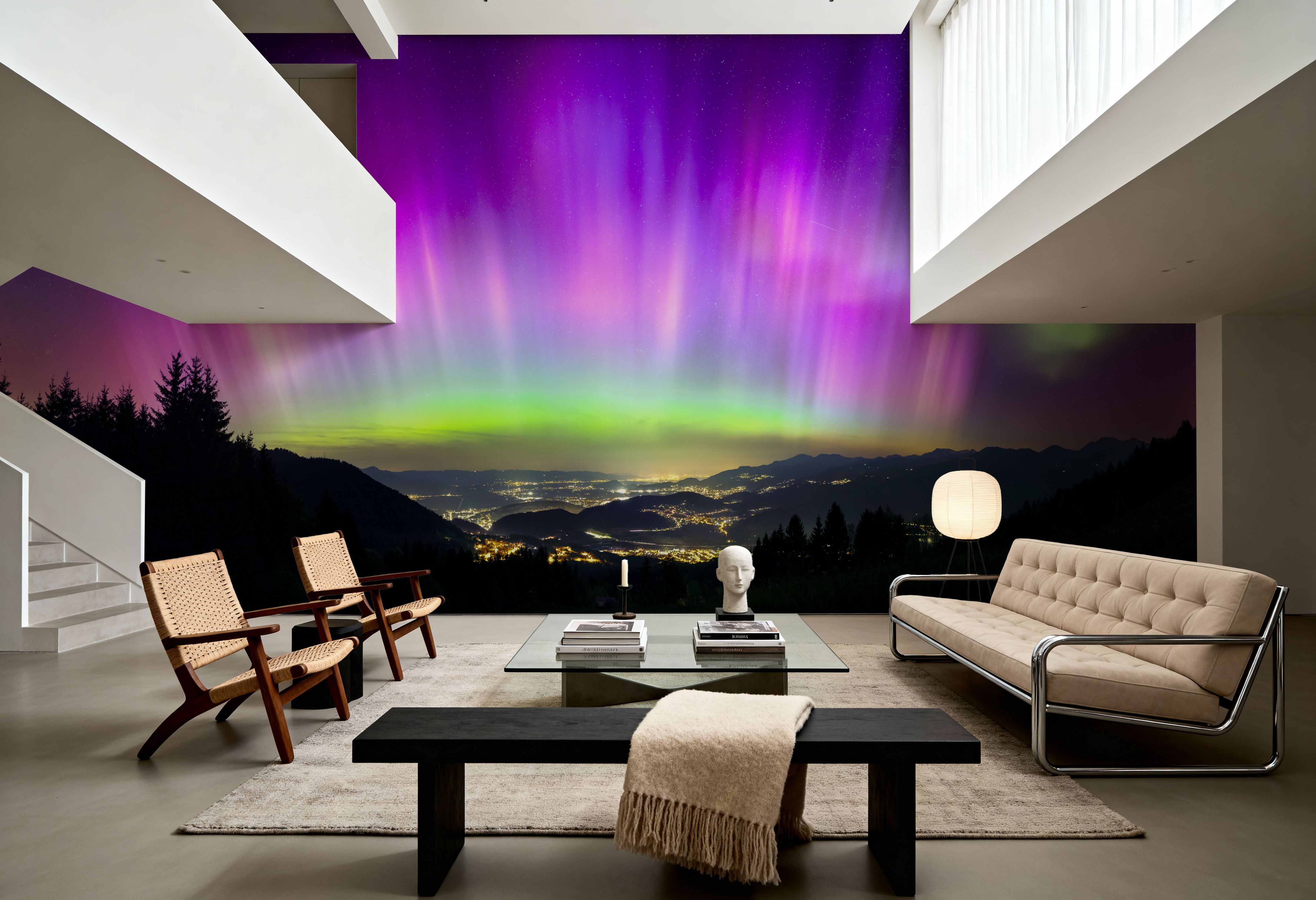 Pink Northern Lights