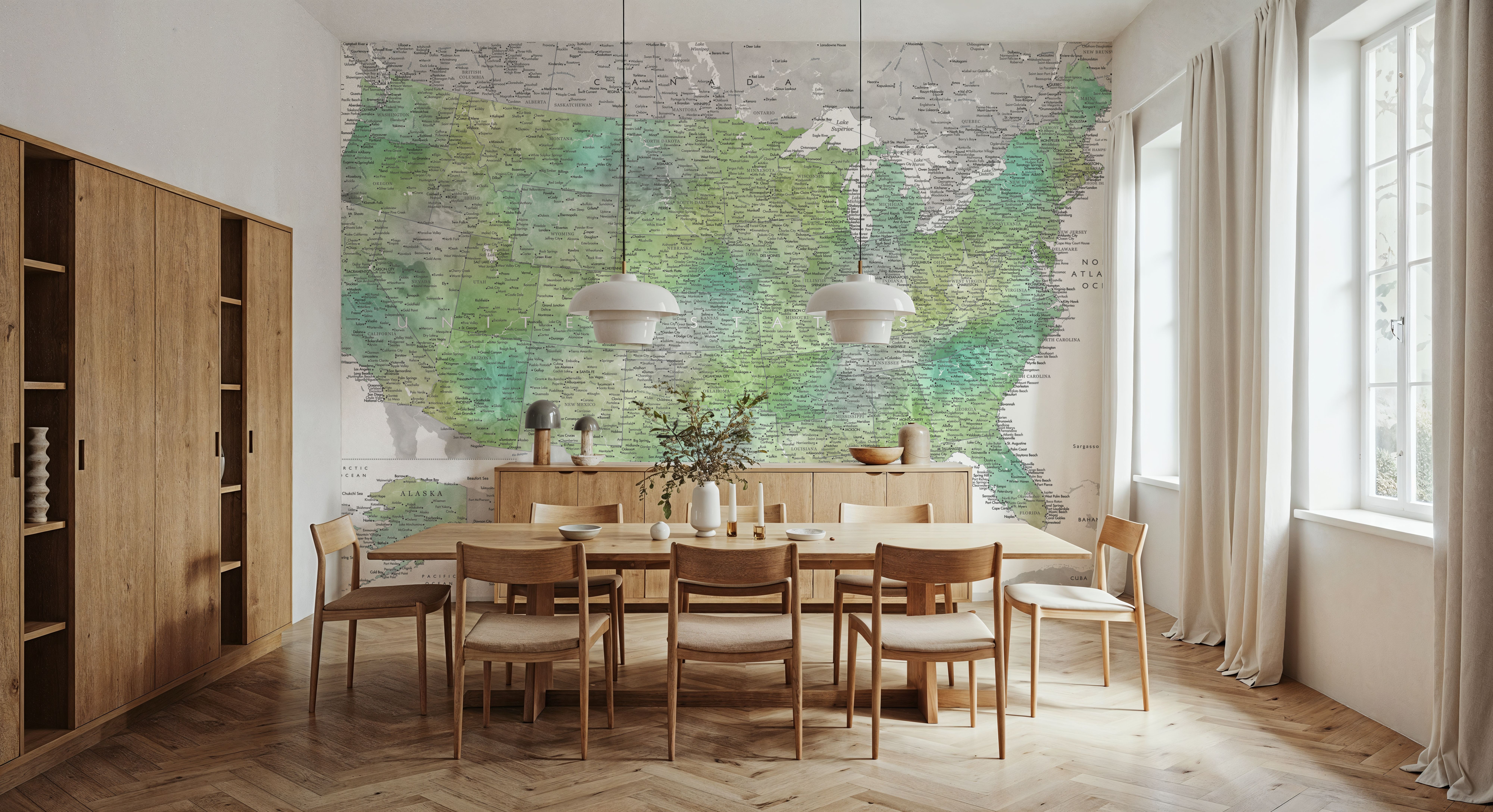 US Map Detailed - Oriole