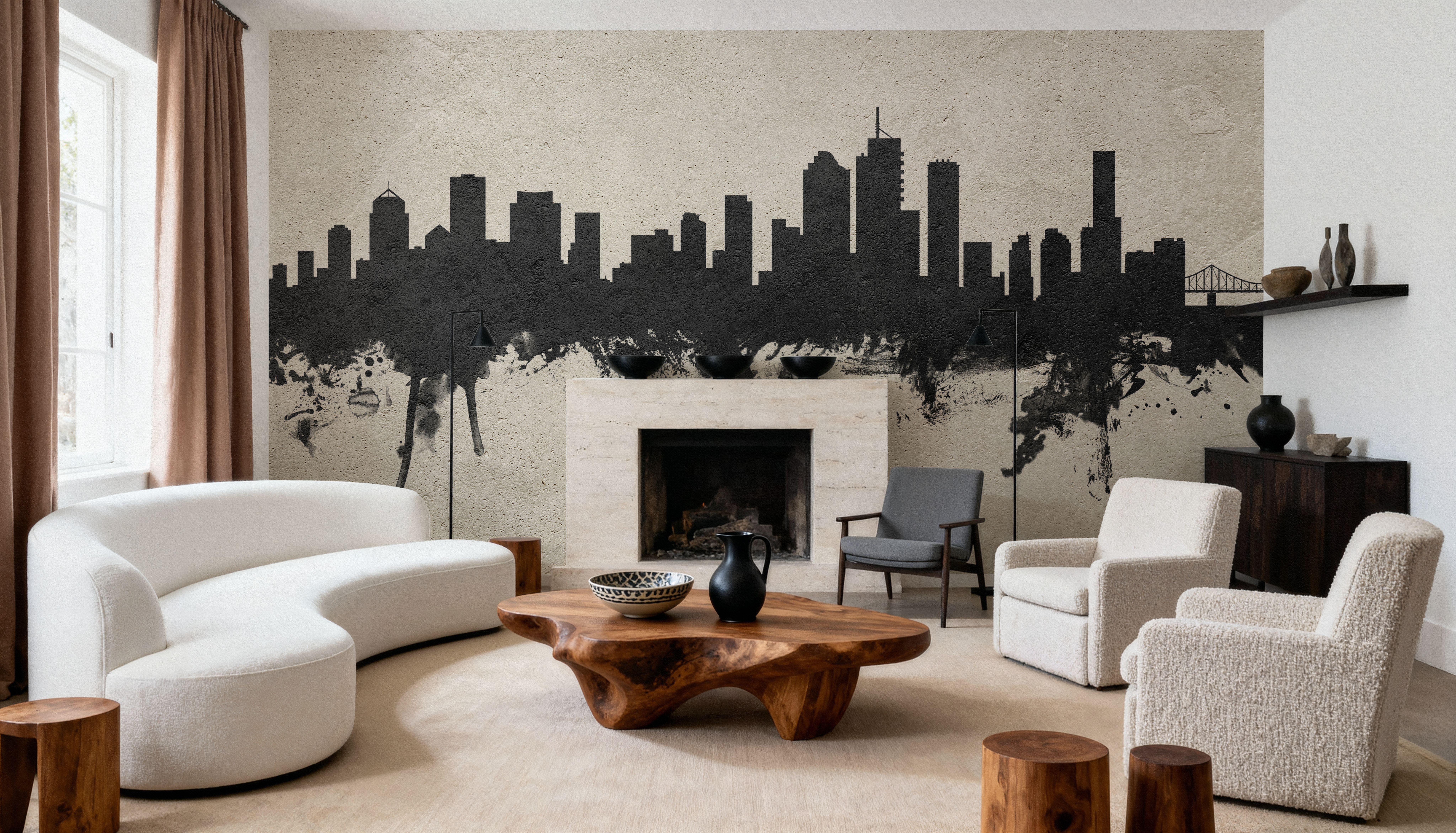 Brisbane Australia Skyline Concrete