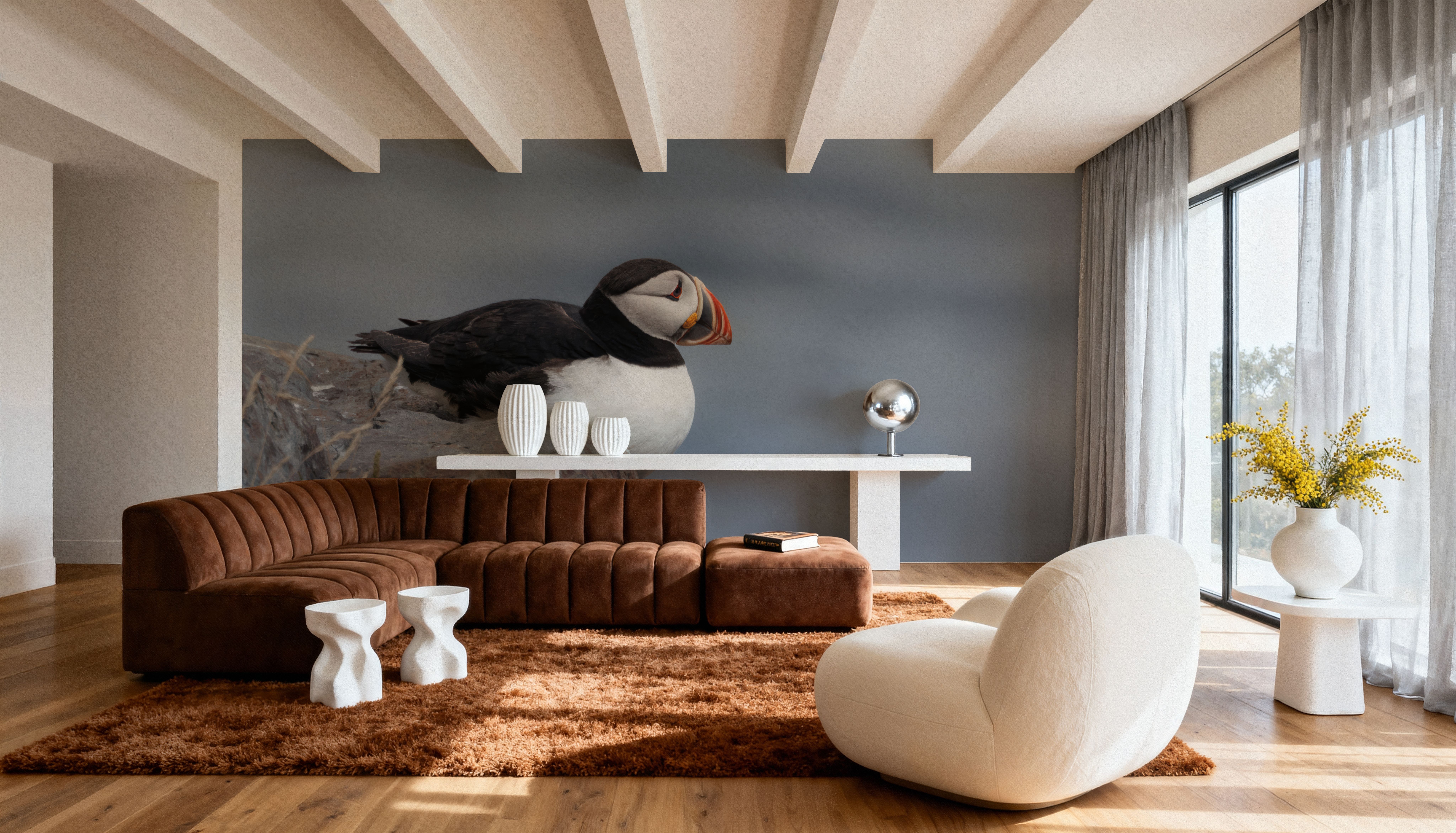 Atlantic Puffin Resting