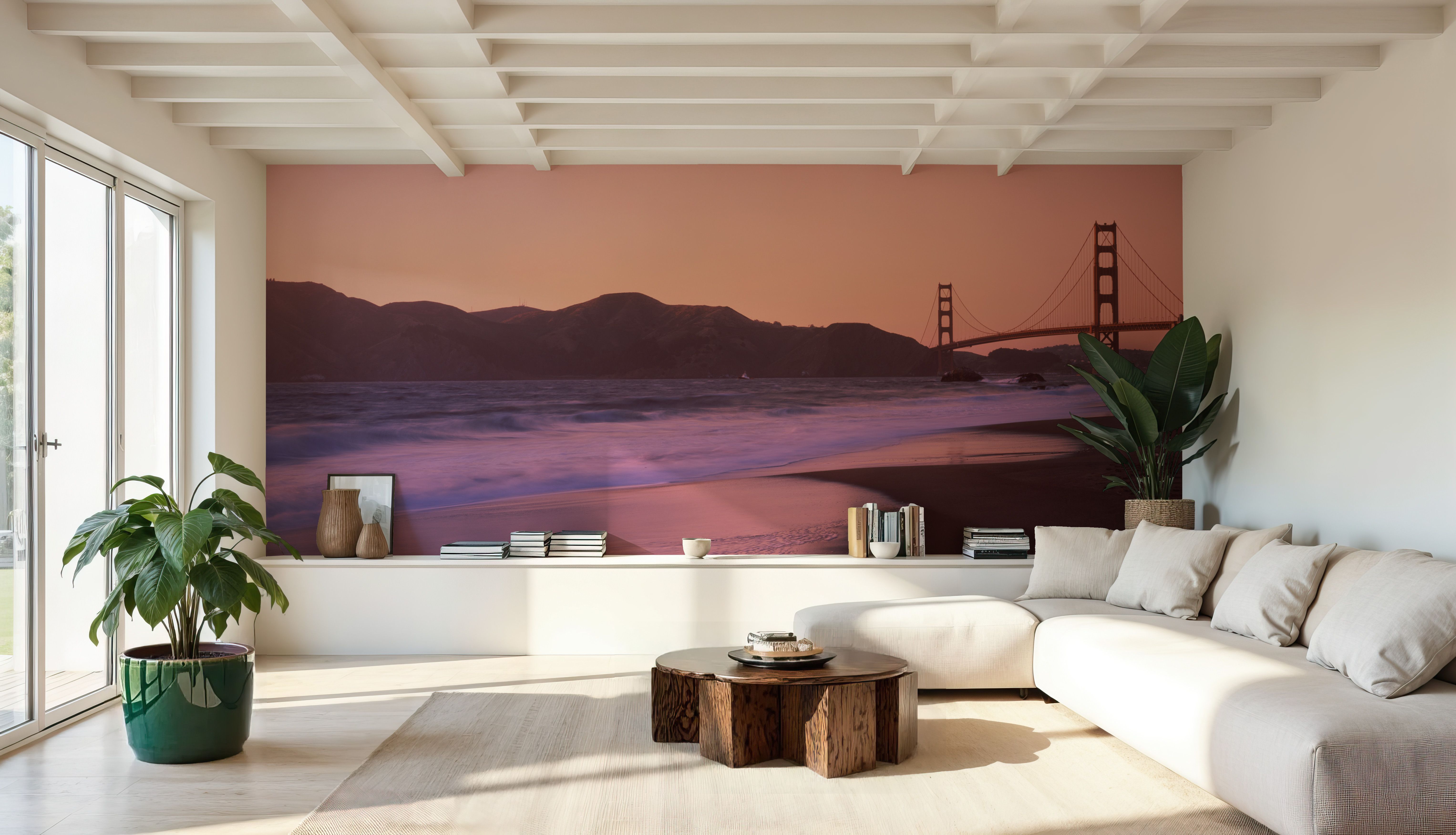 Crimson Bridge Twilight Red