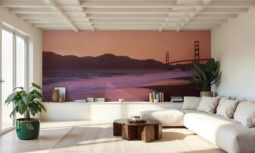 Crimson Bridge Twilight Red