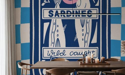 Fun Sardines I Blue