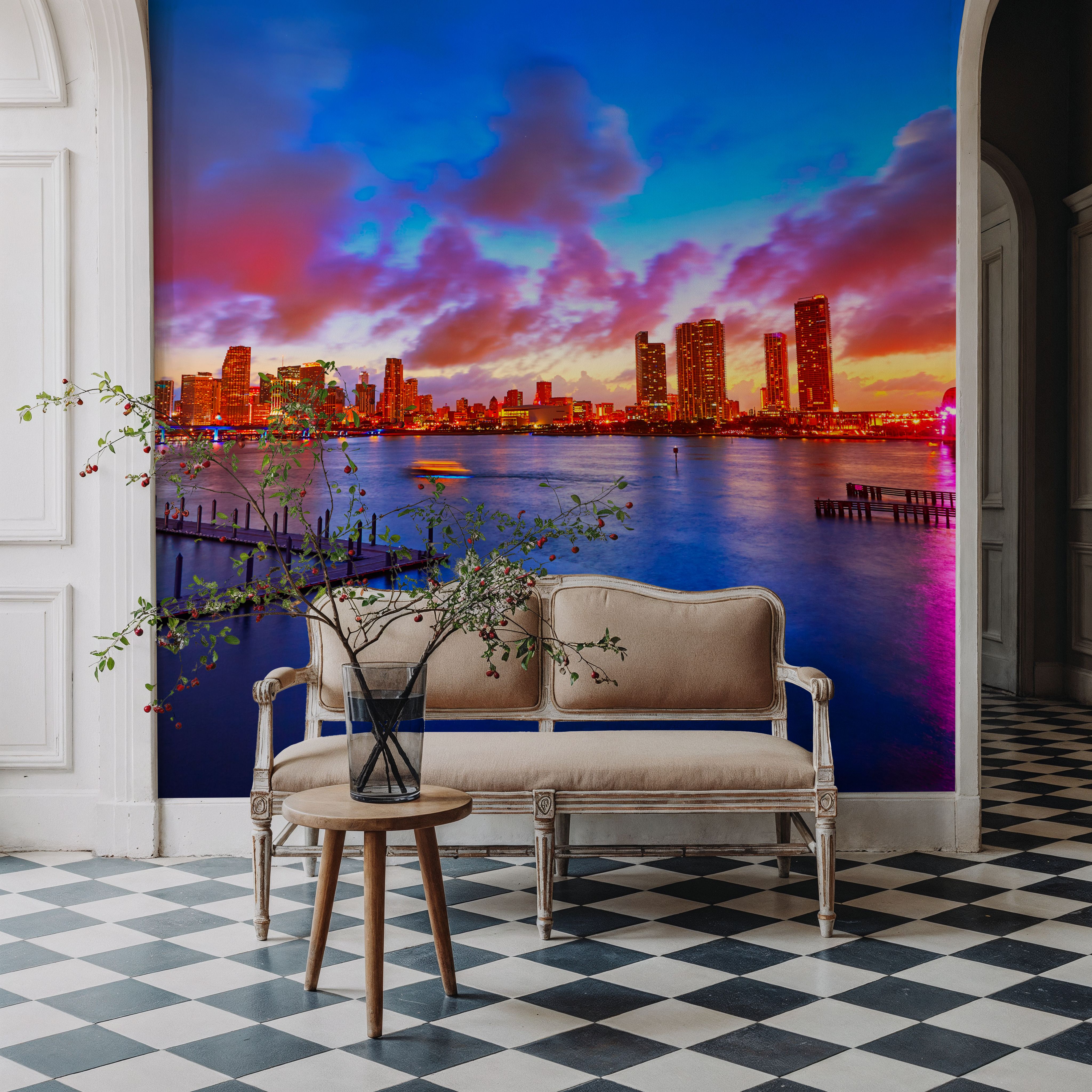 Miami Downtown Sunset