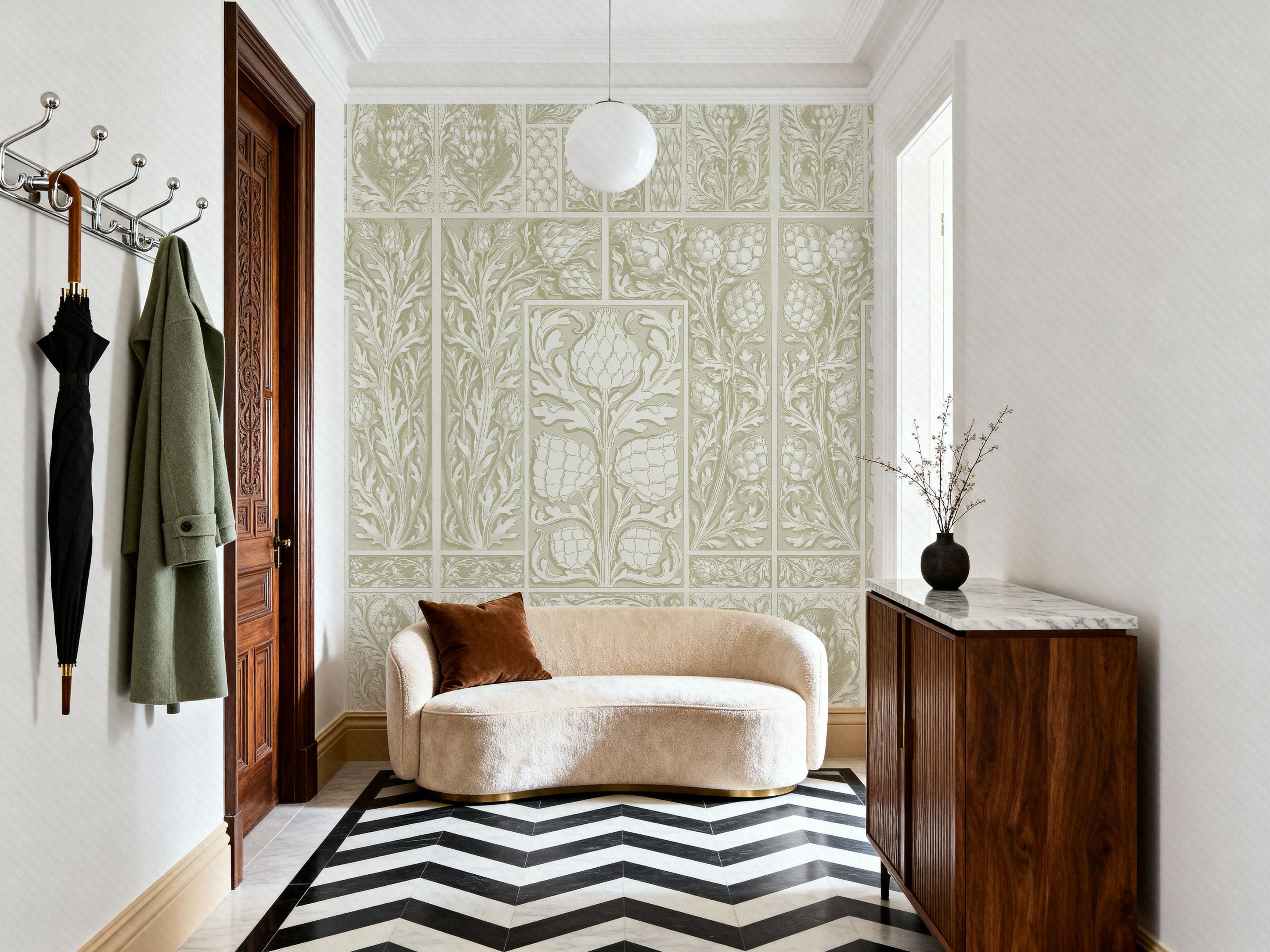 Clear Thistle Wall Happy