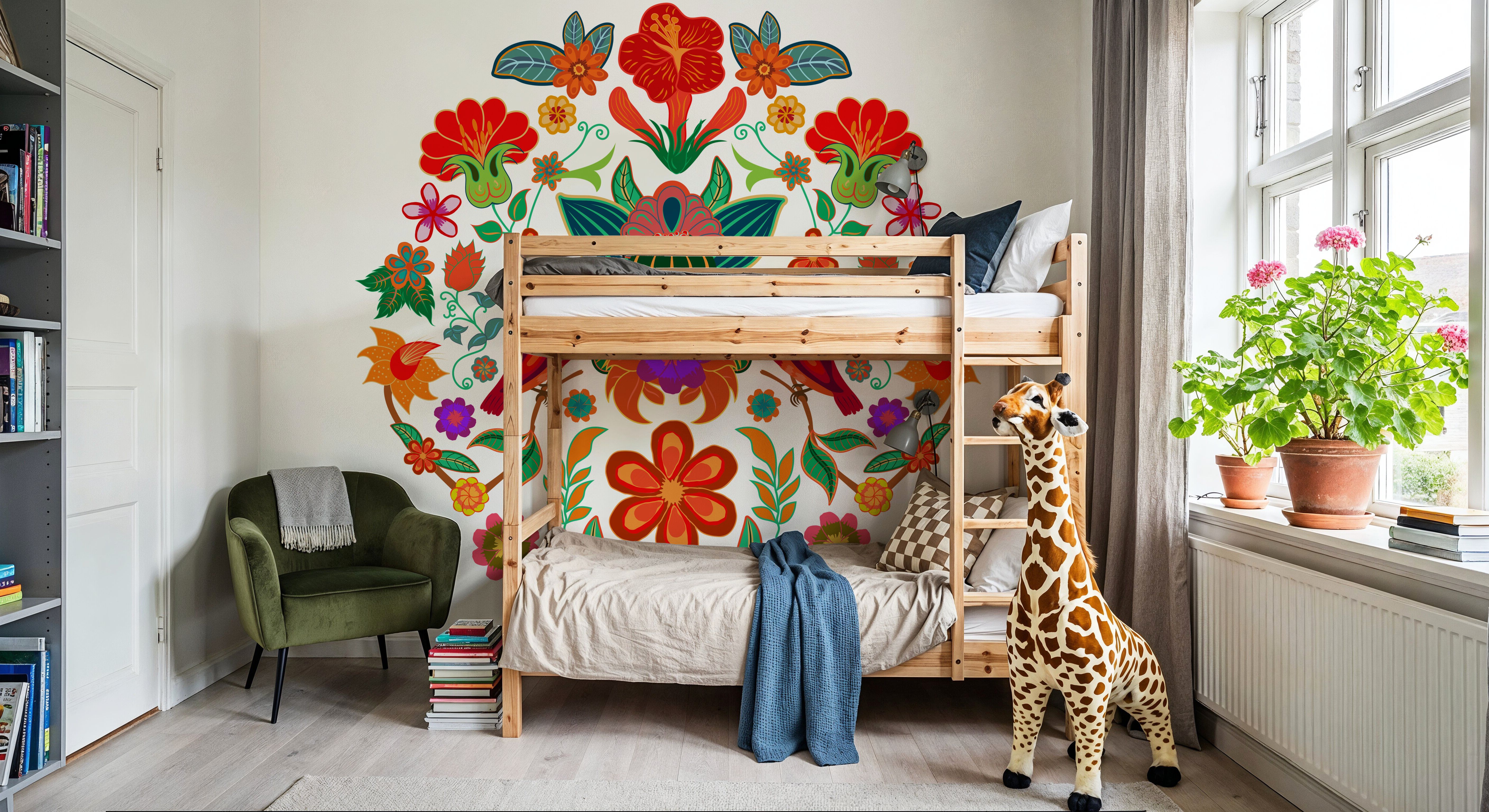 Otomi Floral Birds