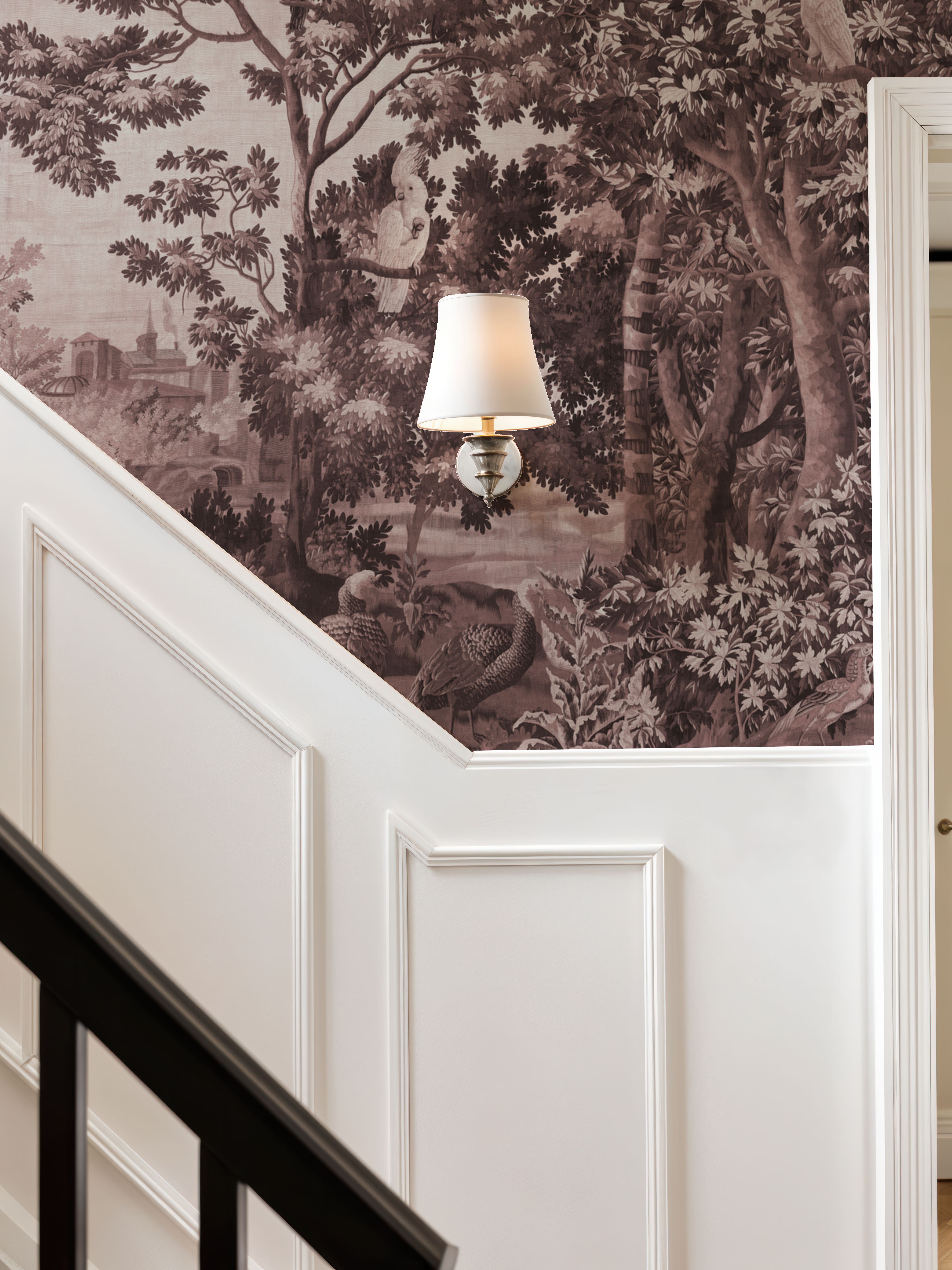 Enchanted Grove Tapestry, Burgundy