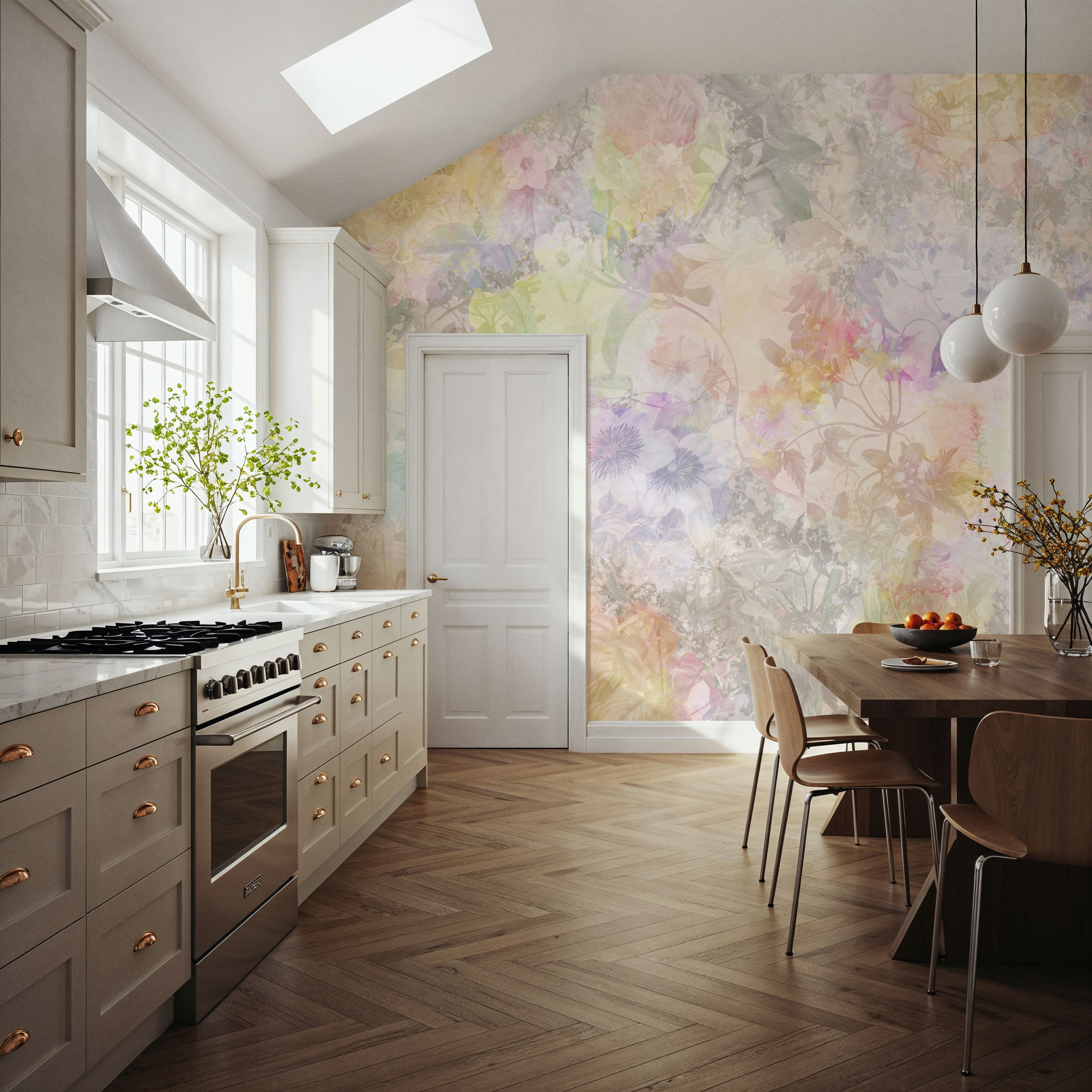 Watercolor Garden, Wallpaper