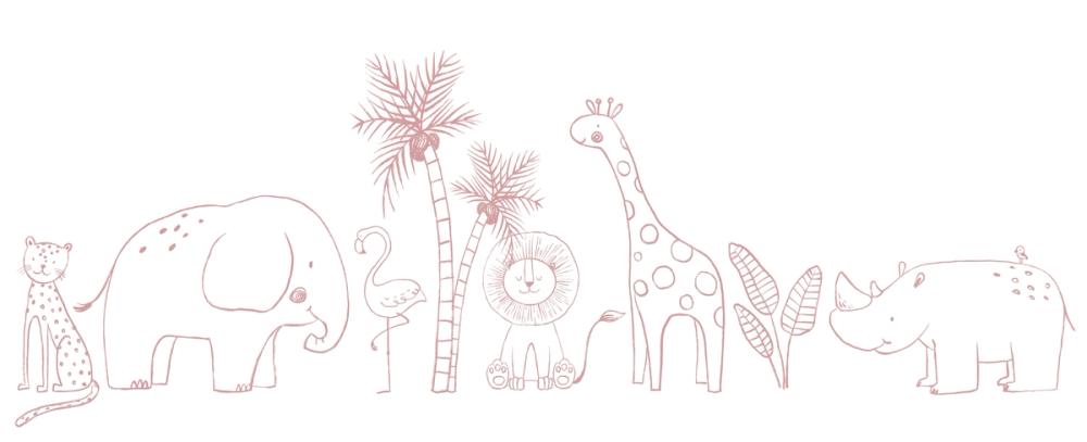 Calm & Cute Baby Animals, Pink