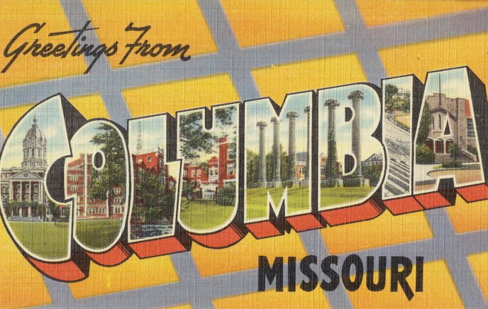 Greetings from Columbia - Screenprint Postcard