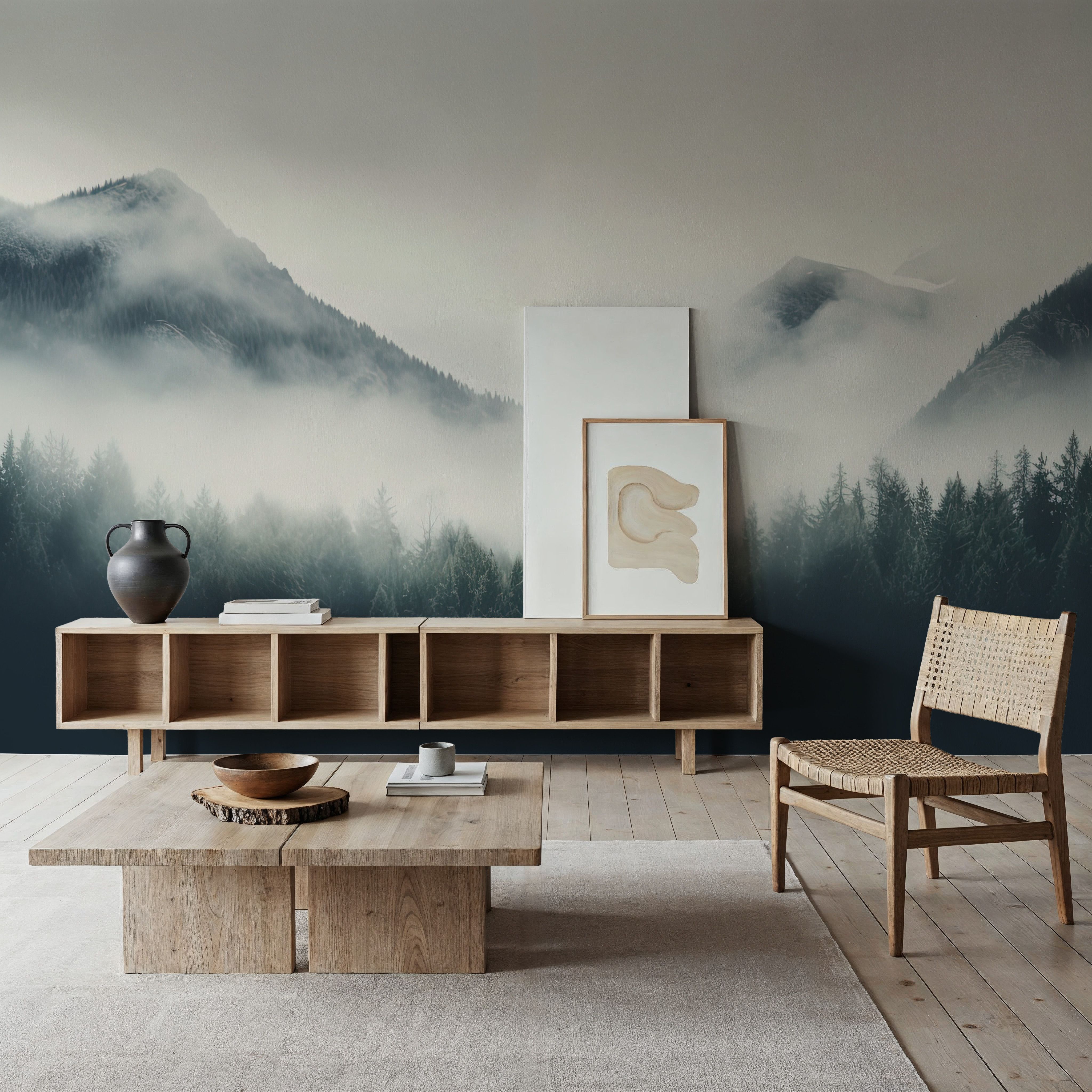 Winter Mountain View