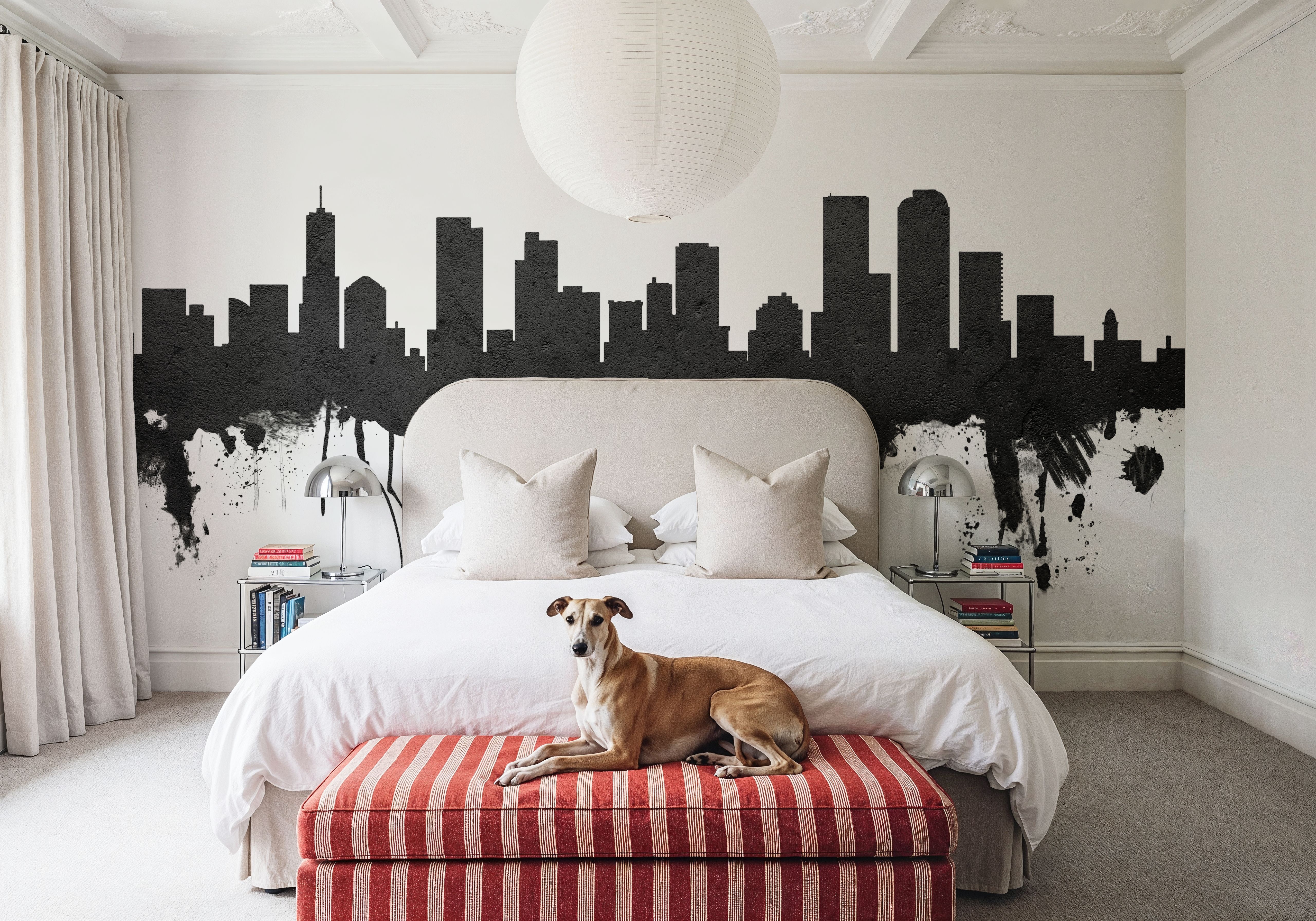 Denver Skyline Black & White