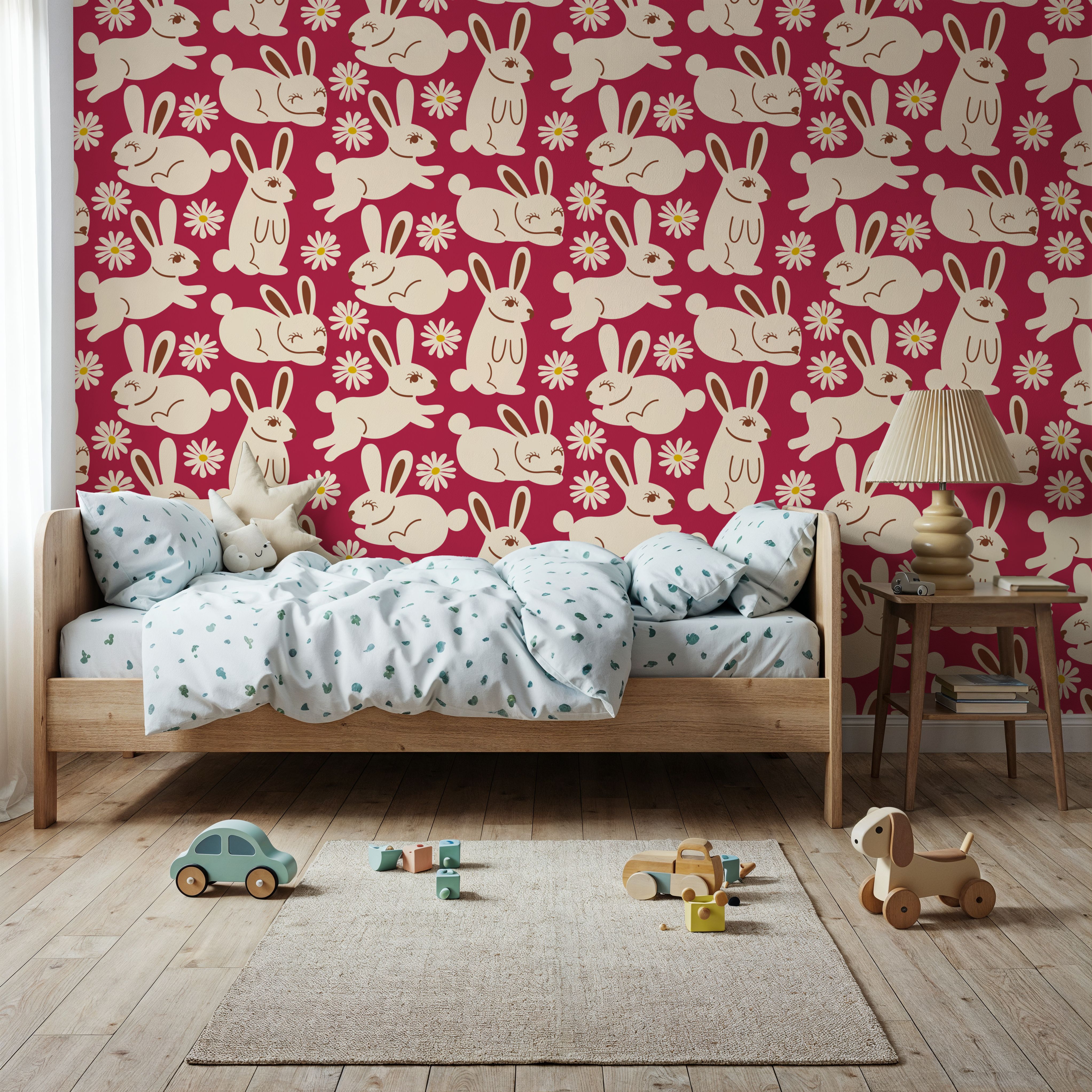 Blissful Bunnies, Fuschia