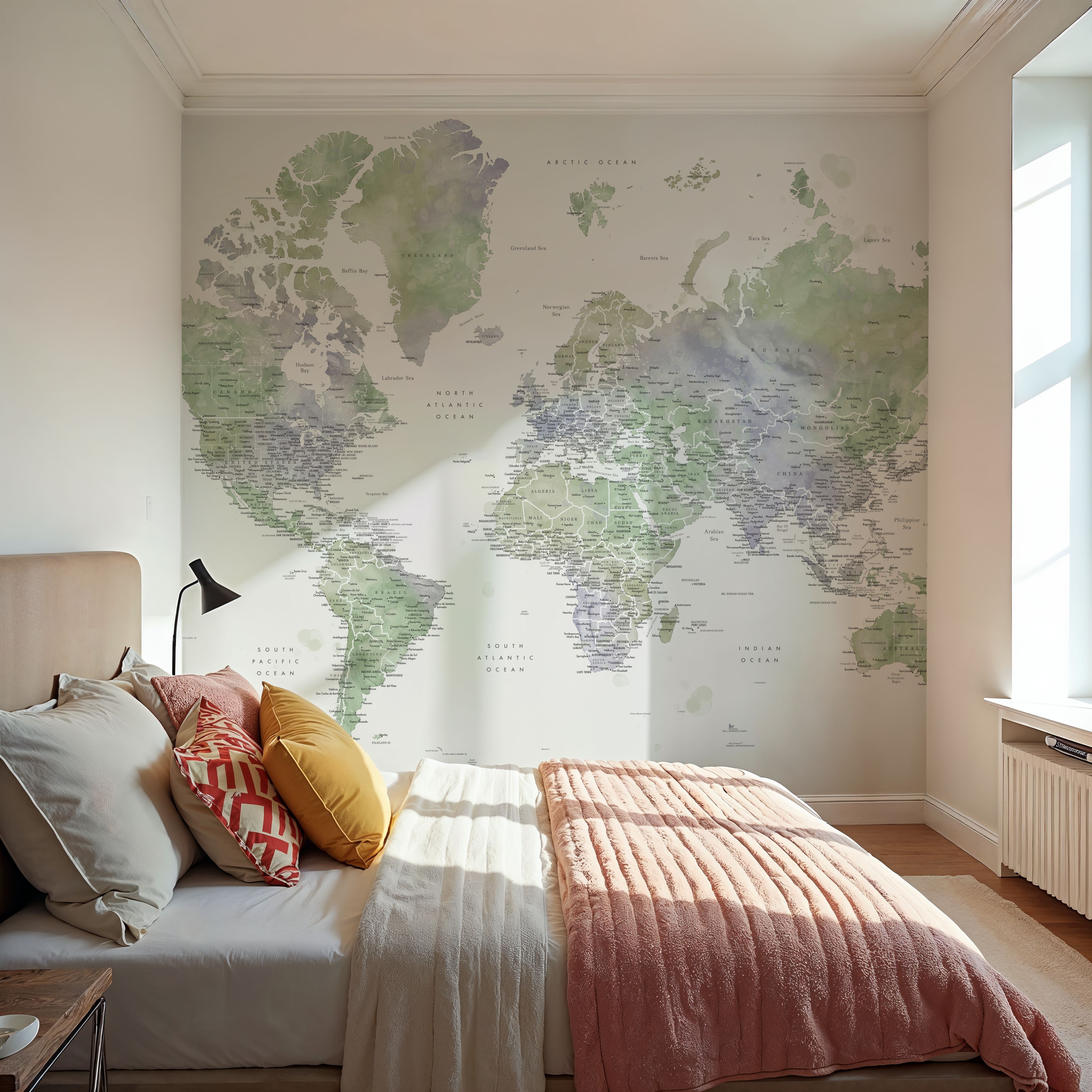 World Map Cities - Fofo