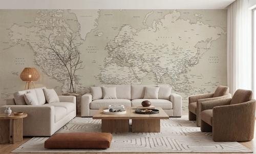 World Map Cities - Gentry