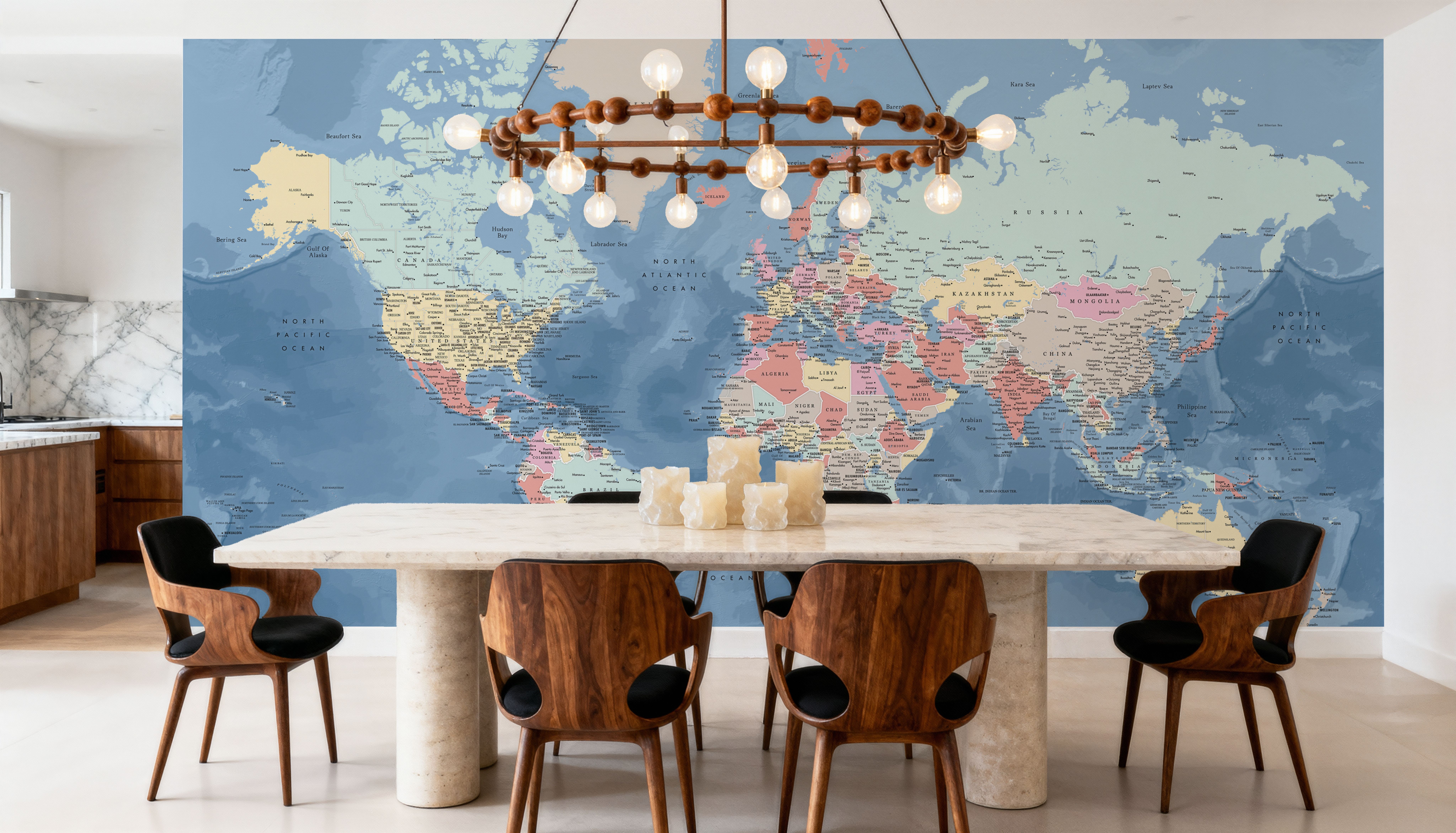 World Map Cities - Vickie