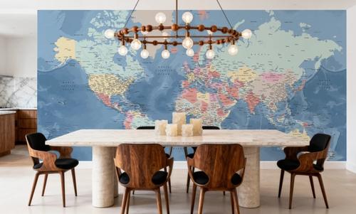 World Map Cities - Vickie
