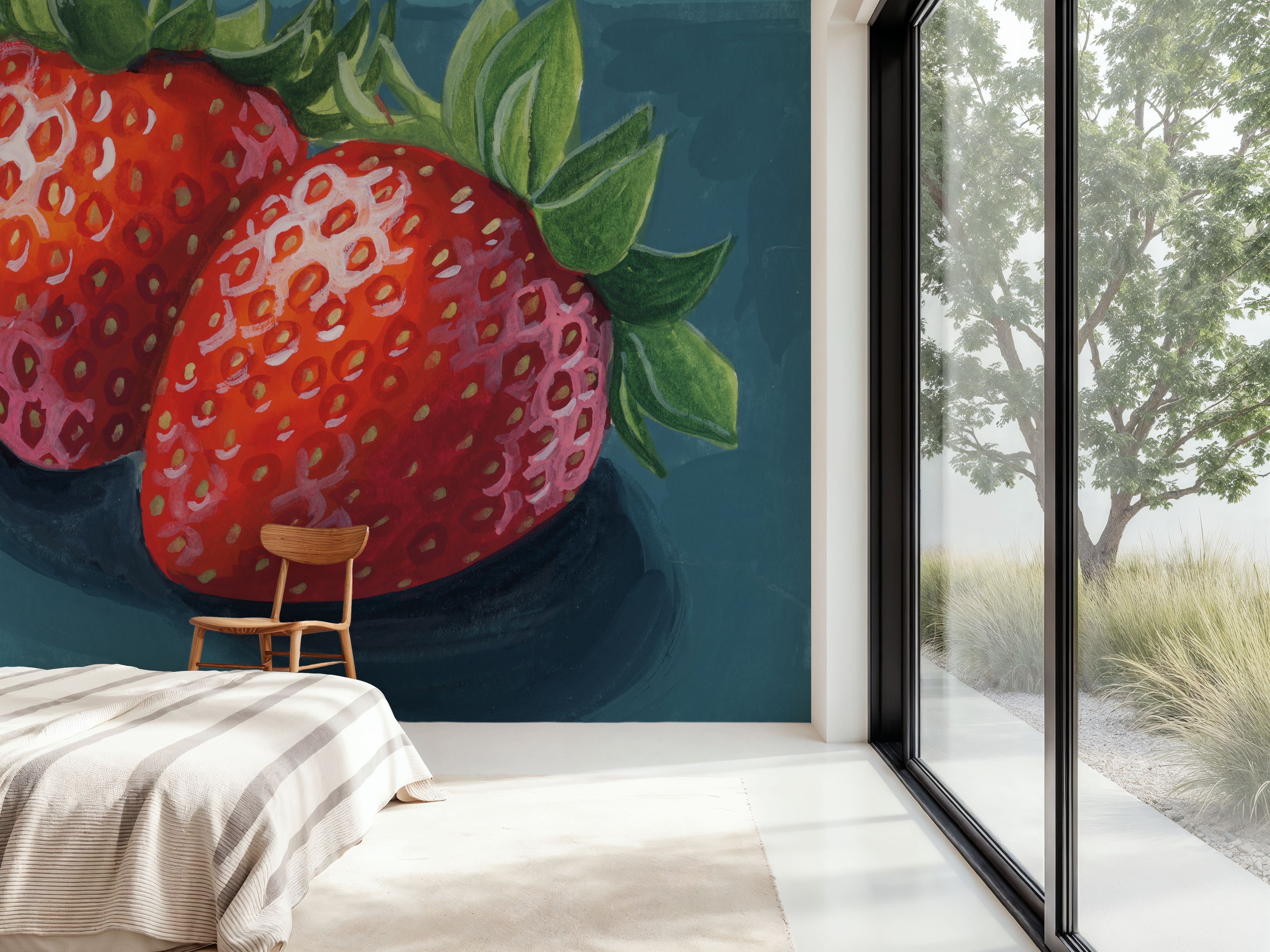 Strawberry Couple Portrait