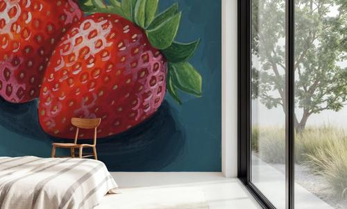 Strawberry Couple Portrait