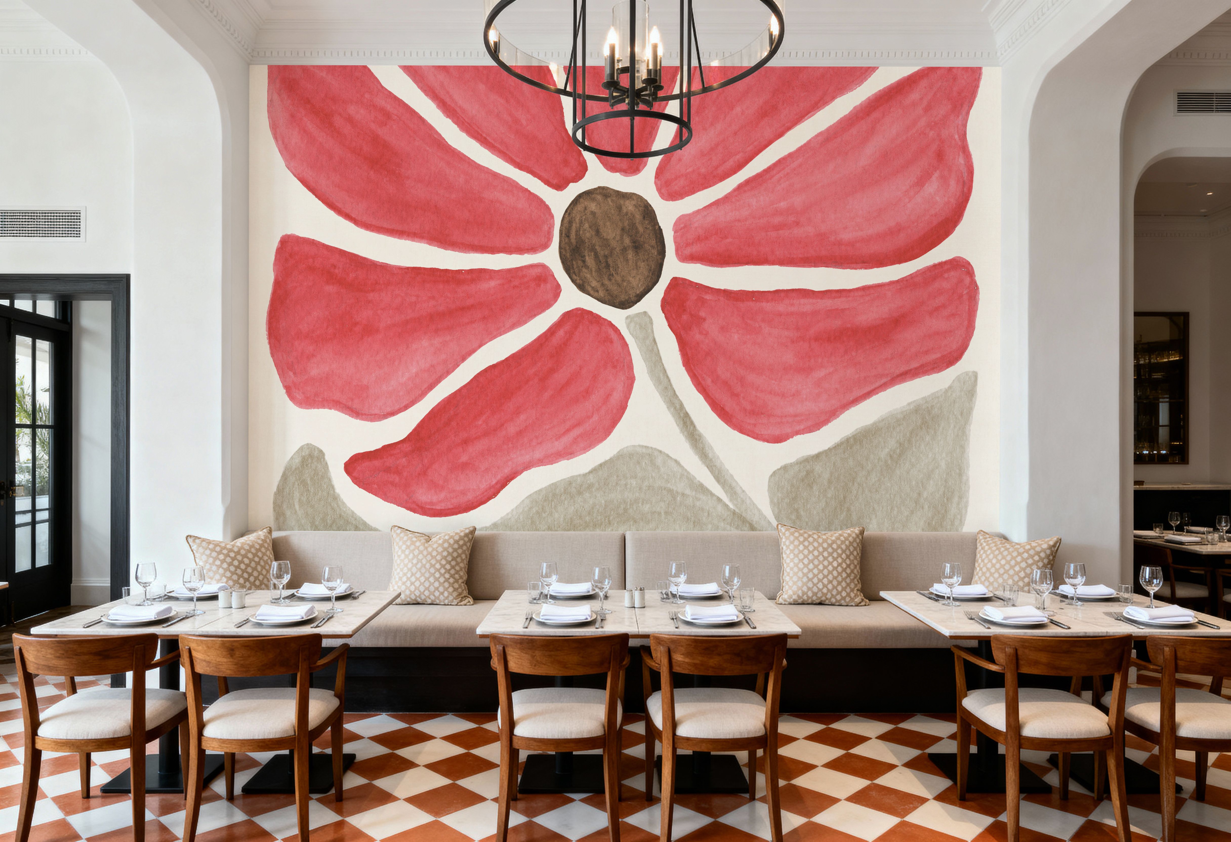 Modern Petals IV, Wallpaper