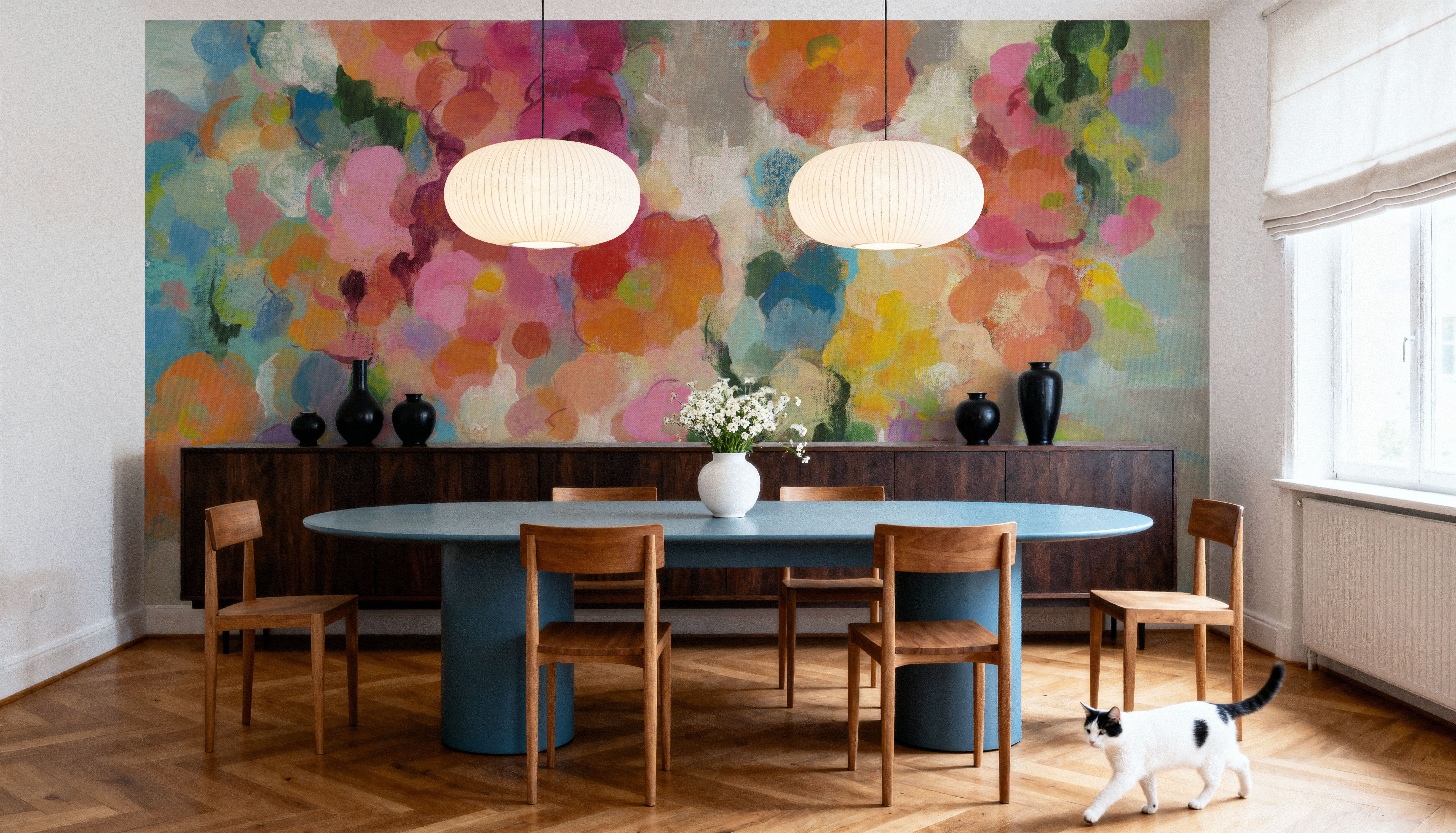 Colorful Garden I, Behang