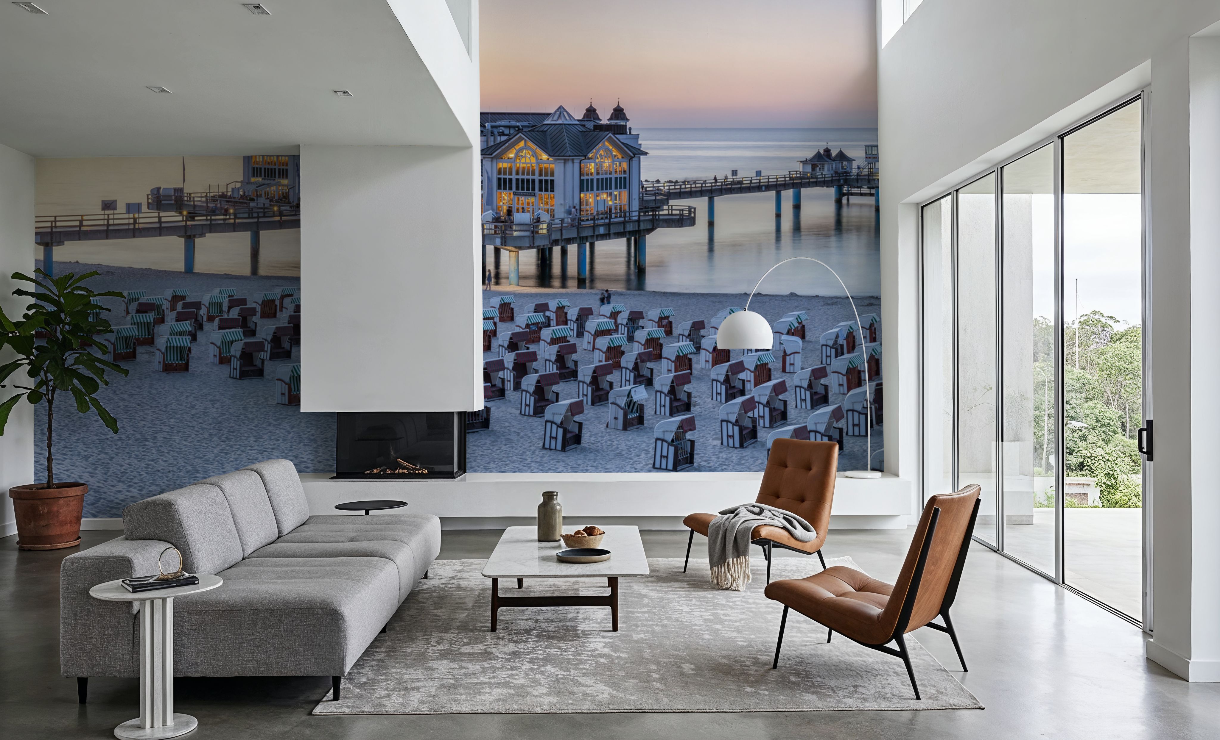 Sellin Pier Sunset, Carte da parati