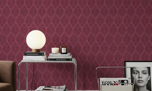 Bohemian Leaves Burgundy
