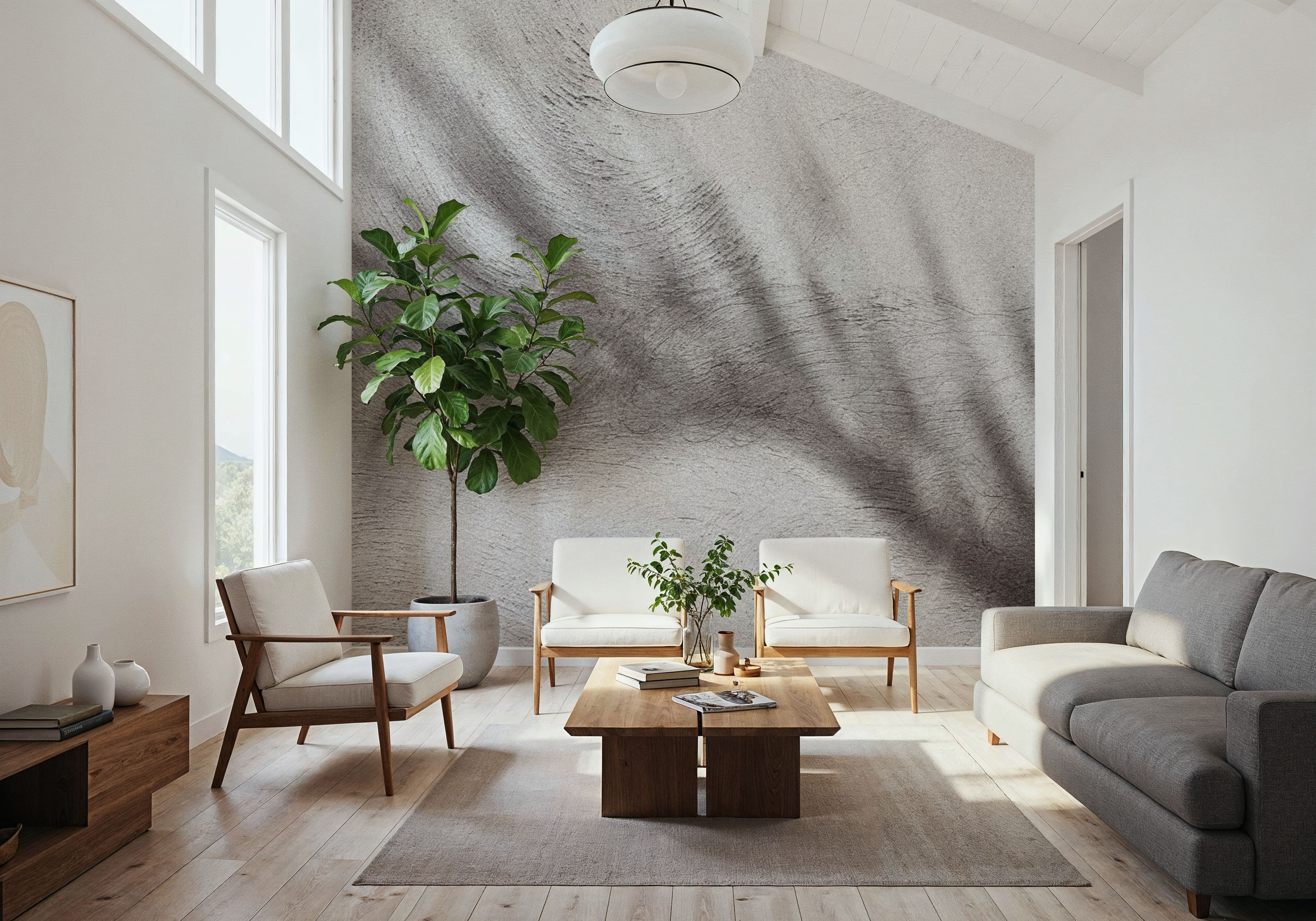 Palm Shadow Afternoon II