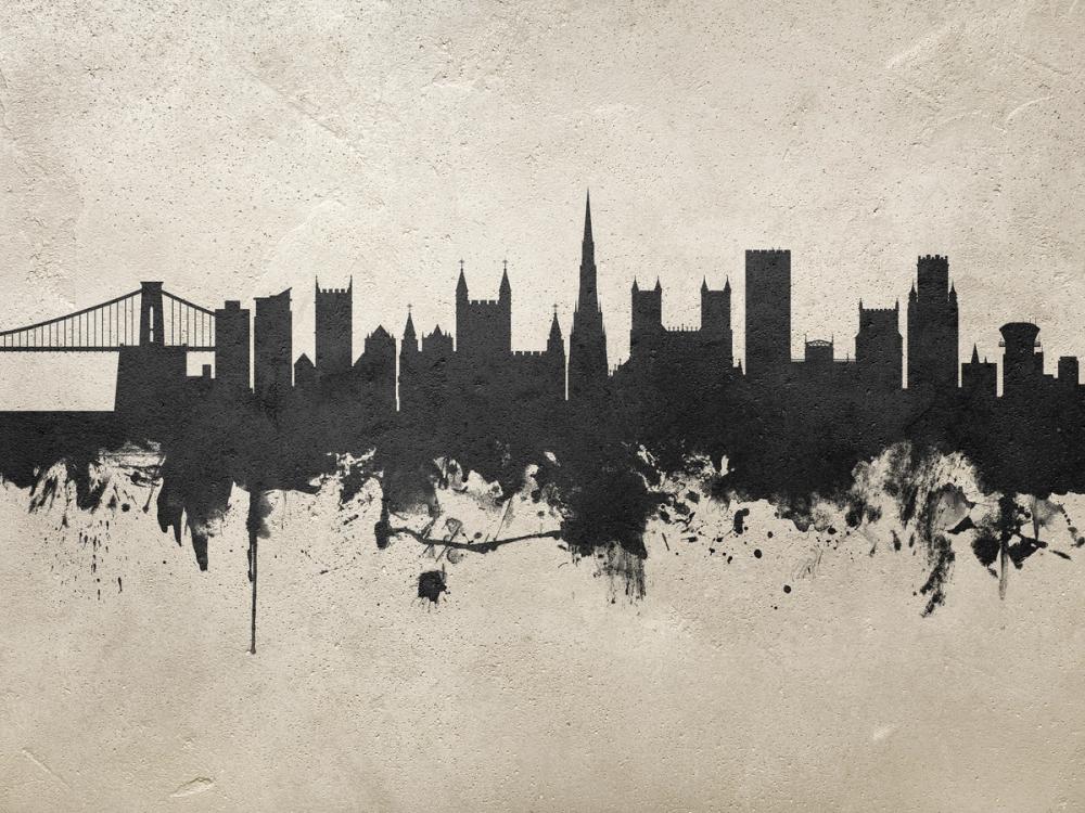 Bristol England Skyline Concrete