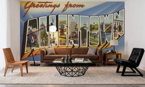 Greetings from Allentown - Screenprint Postcard