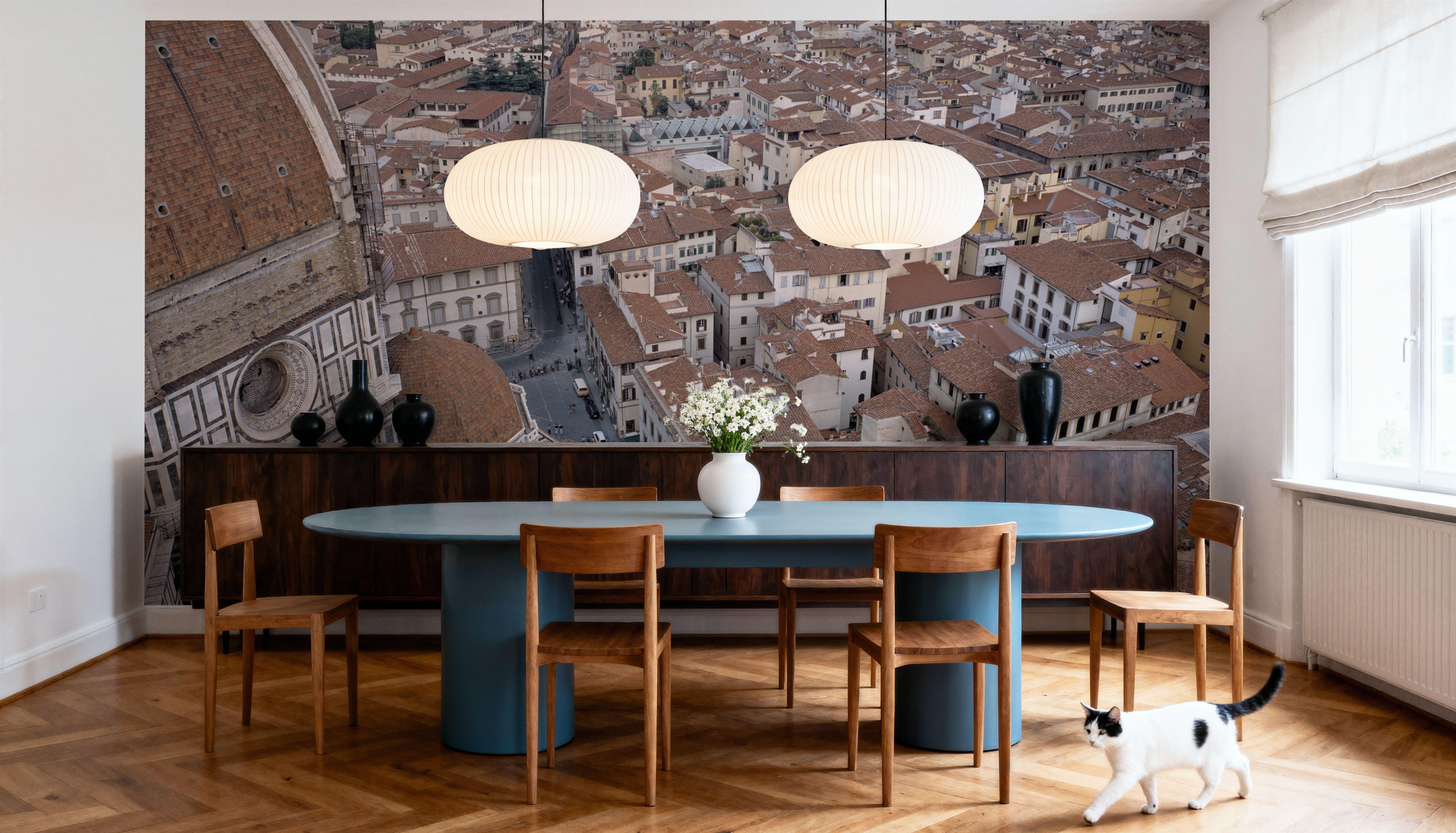 Tuscan Dome Panorama, Wallpaper