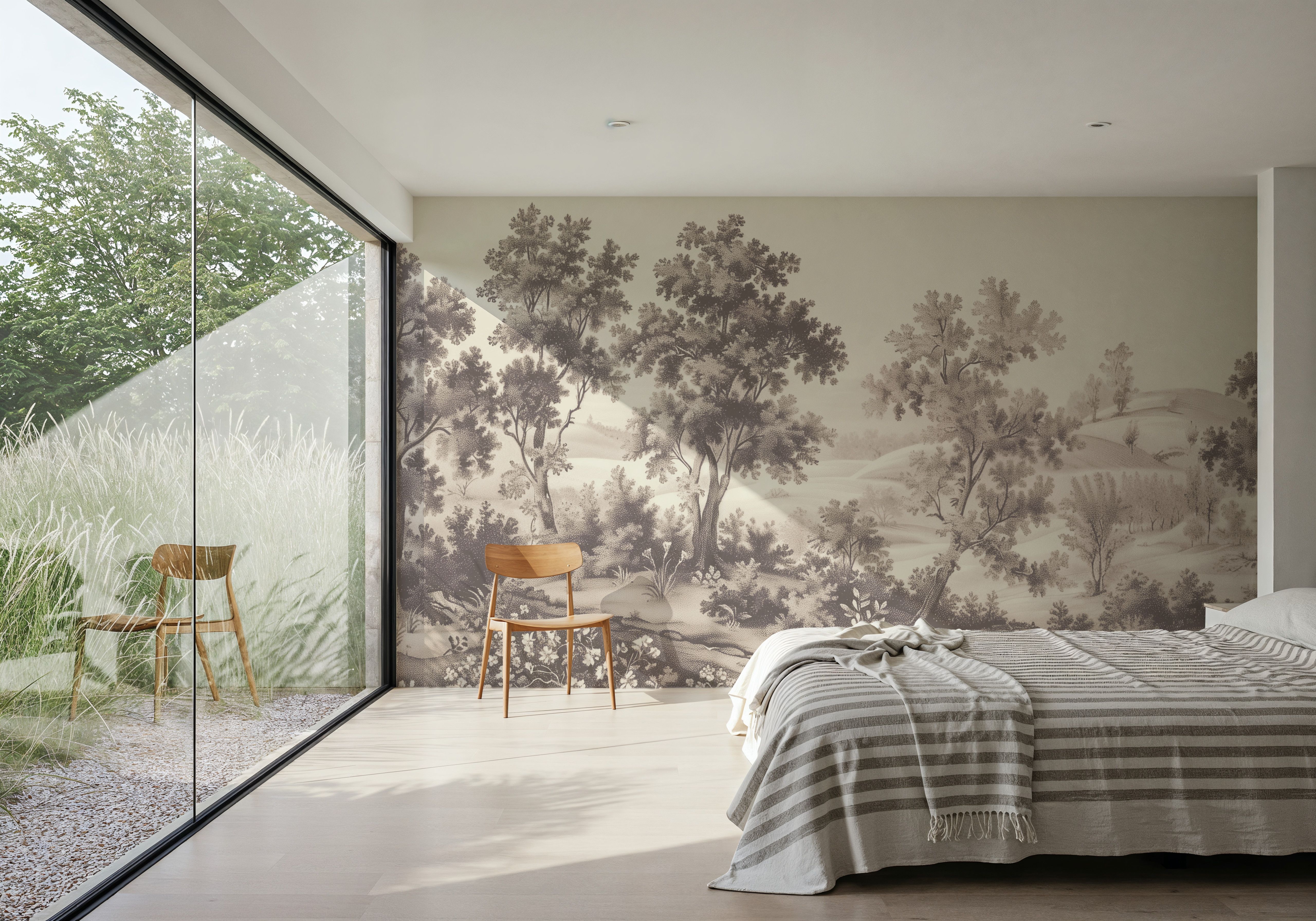 Pastoral Toile, Beige