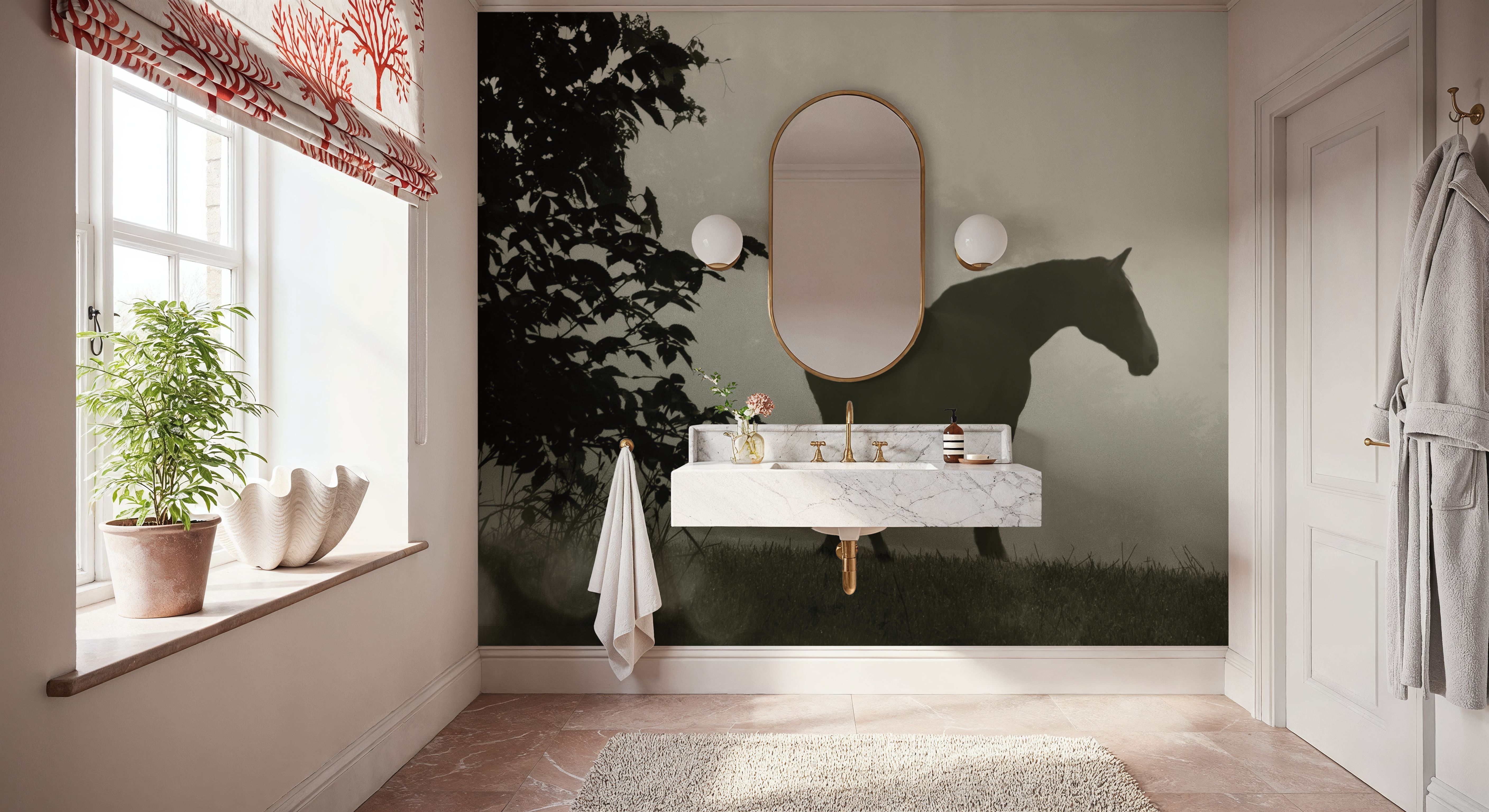 Morning Meadow Horses II