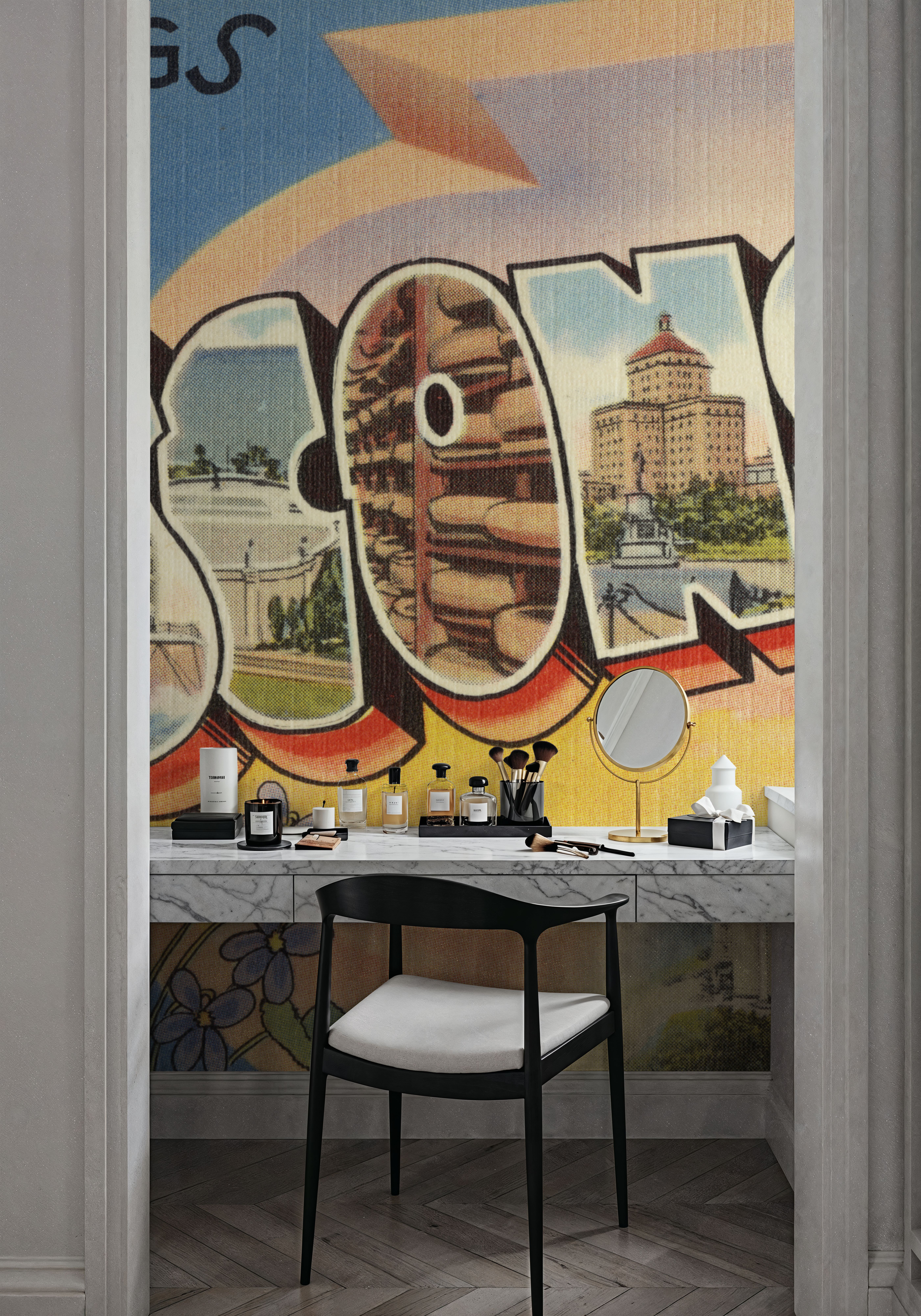 Greetings from Wisconsin - Screenprint Postcard