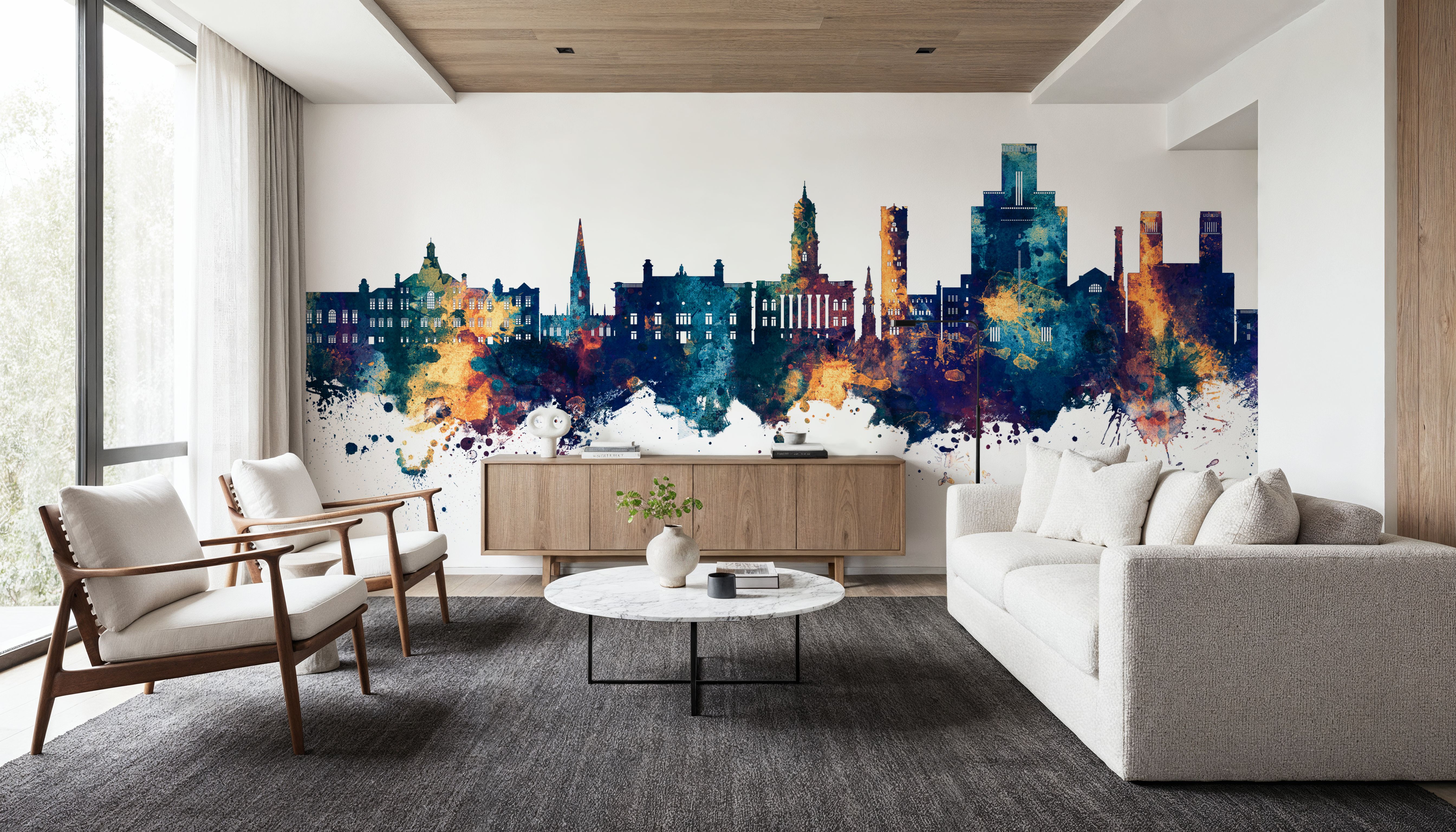 Birkehead England Skyline Blu & Bronze