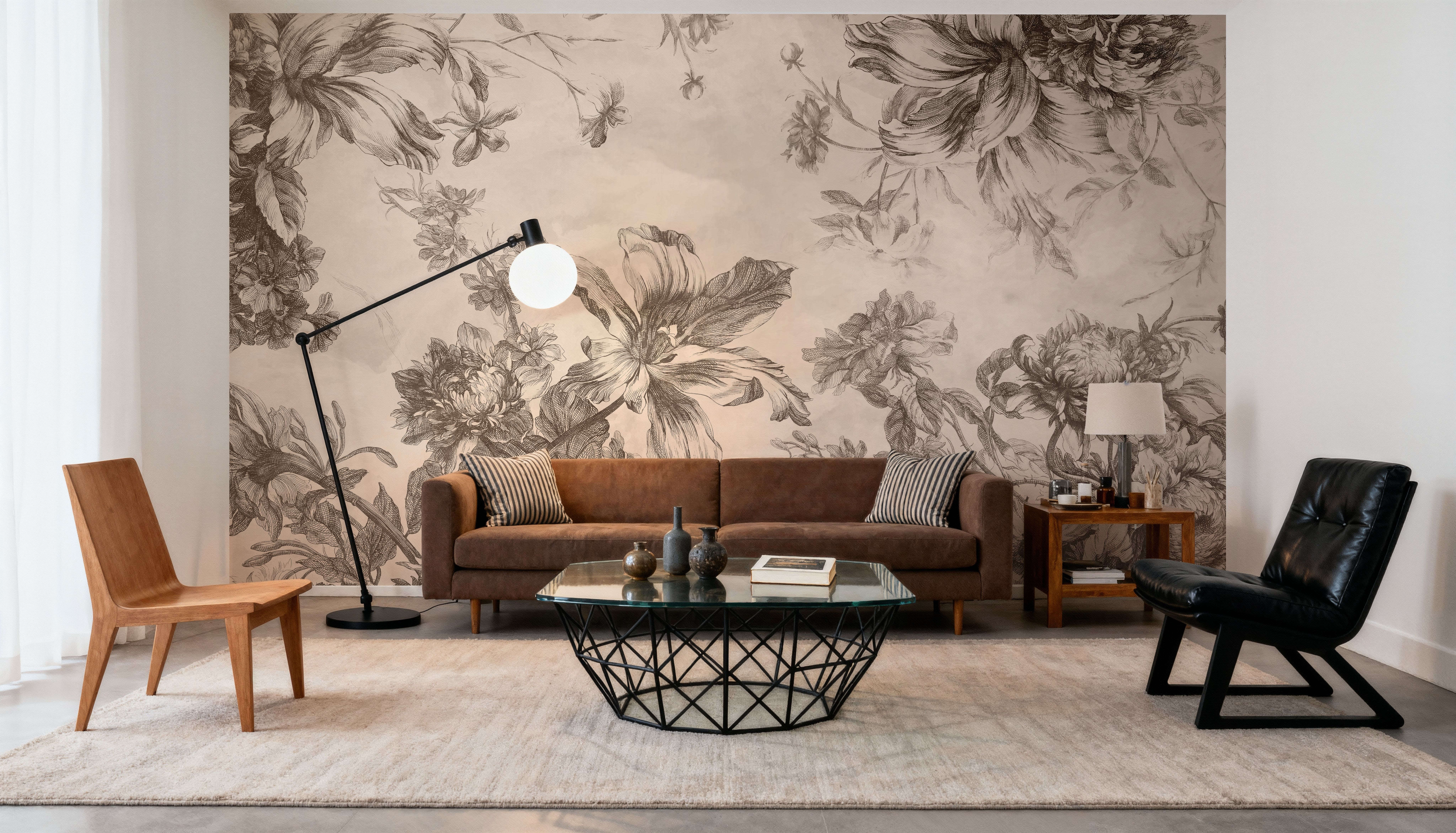 Elegant Blooms, Papier peint