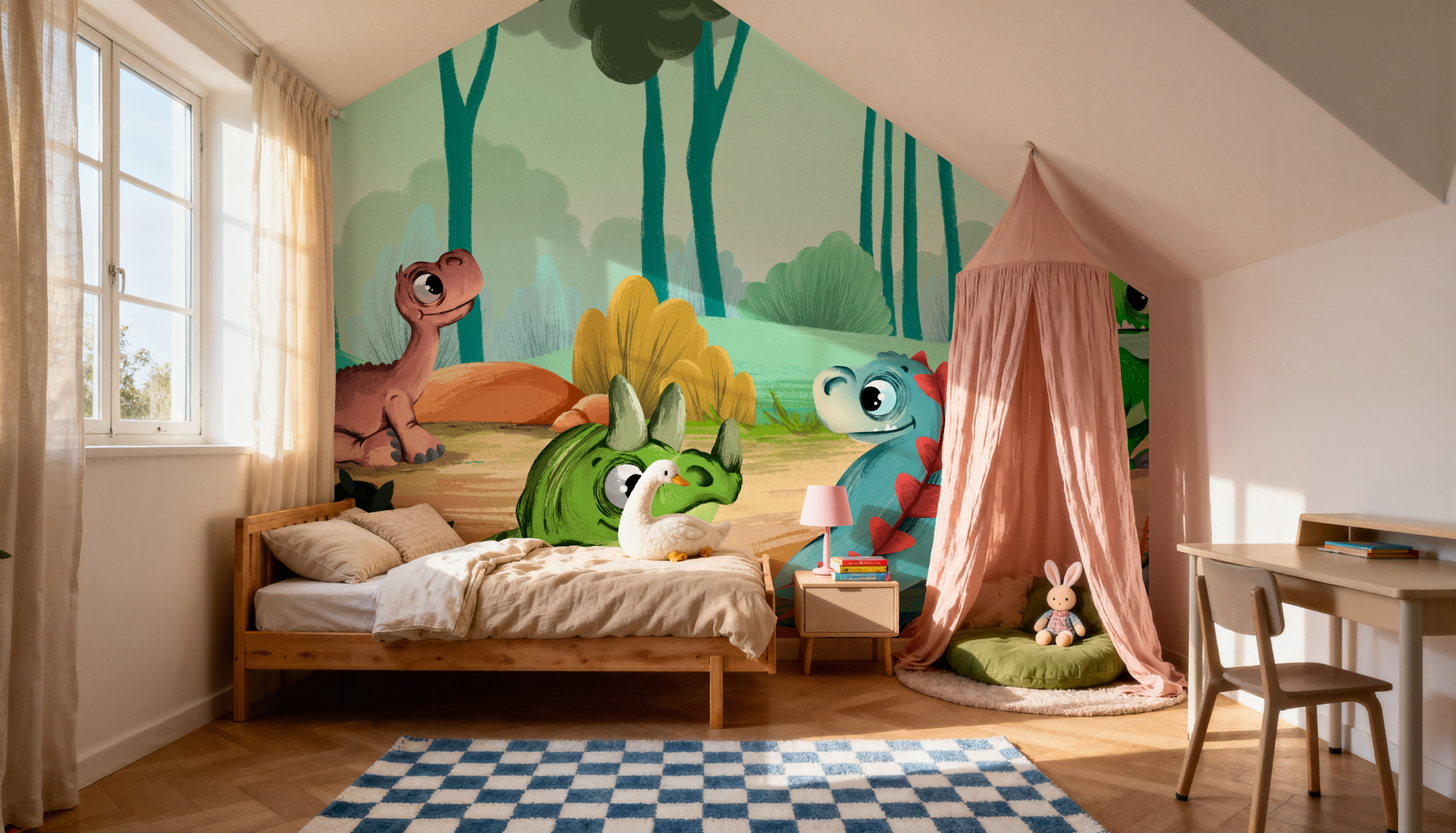 Cute Baby Dinosaur Friends