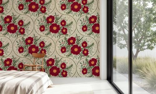 Yuletide Camelia, Bone White